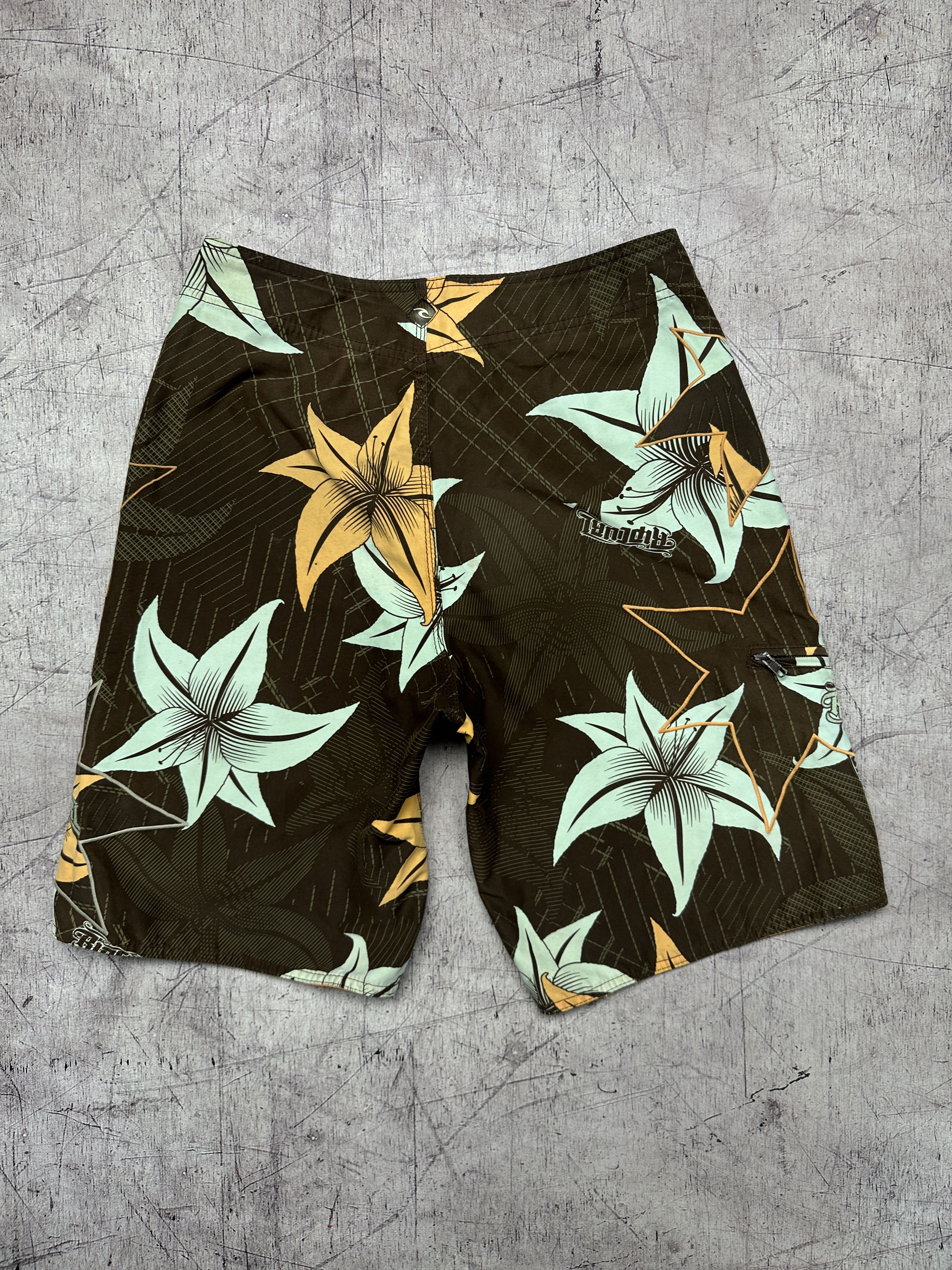 Rip Curl Rip Curl Vintage Surf Style Mens Swimming Shorts Size US 31 - 5 Thumbnail