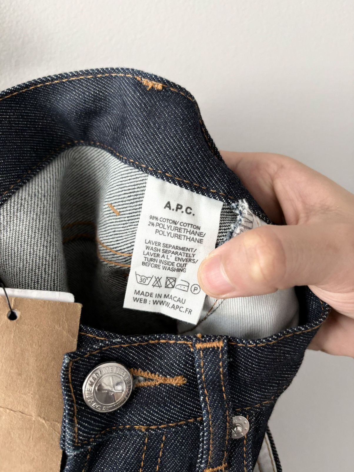A.P.C. A.P.C New Standard Jean Droit Etroit Size US 28 / EU 44 - 4 Thumbnail