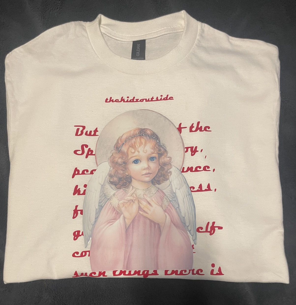 Other The Kid’s Outside Angel Graphic Tee White Size L Size US S / EU 44-46 / 1 - 3 Thumbnail