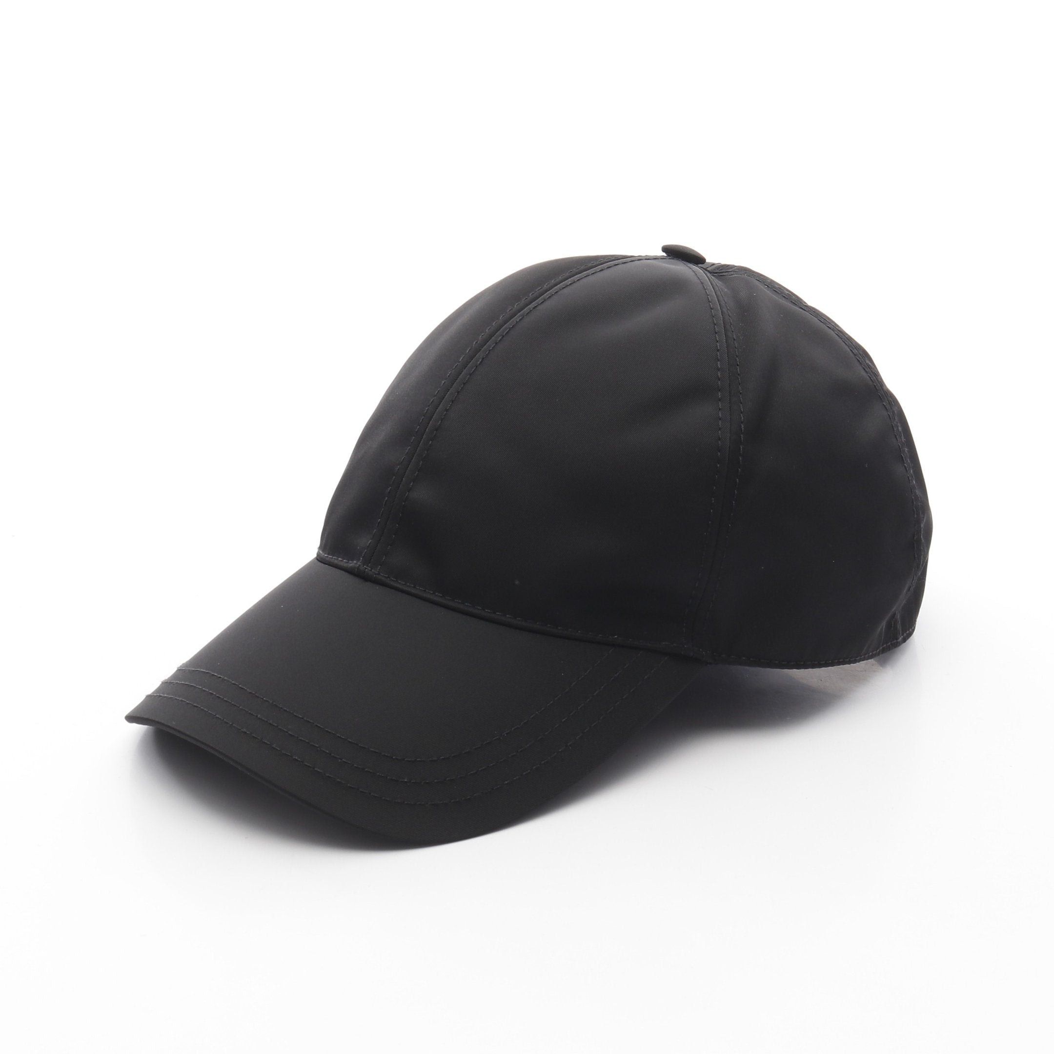 Prada Re Nylon Baseball Cap Black