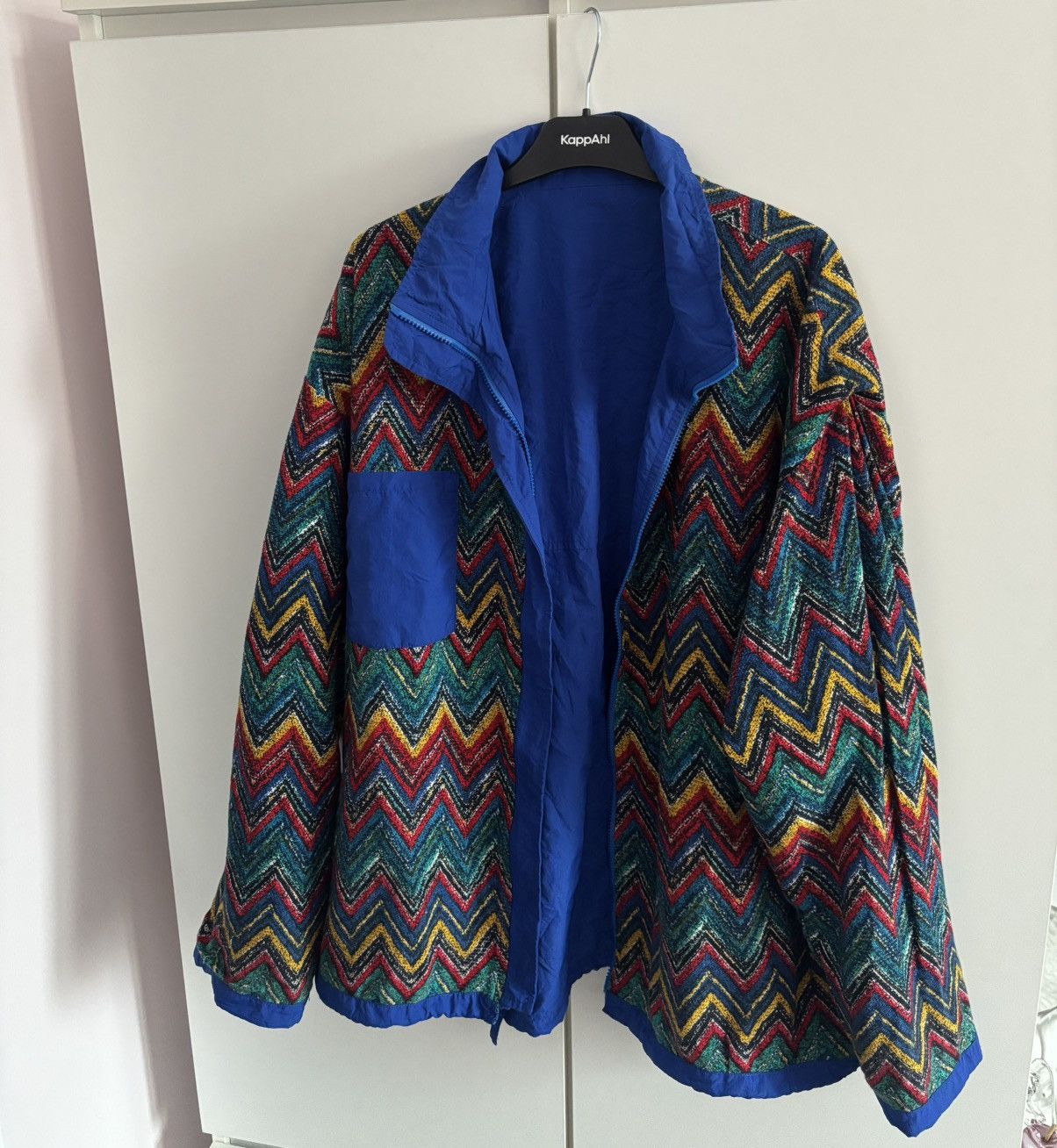 Missoni Vintage Missoni Printed Nylon Jacket Rare Size US XL / EU 56 / 4 - 1 Thumbnail