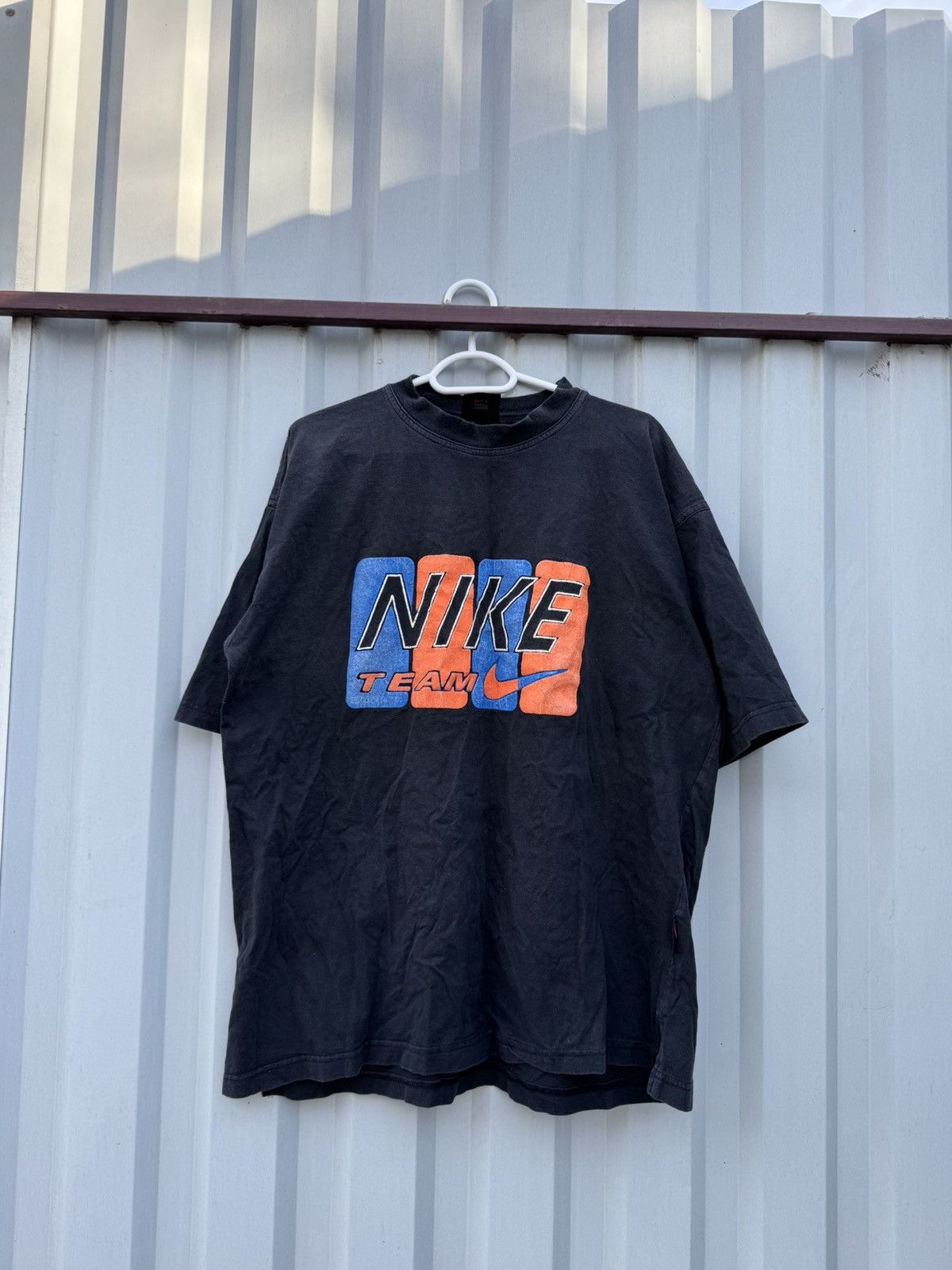 Nike × Nike ACG × Vintage Vintage 90’s Nike Big Logo T-Shirt Size US XL / EU 56 / 4 - 1 Thumbnail