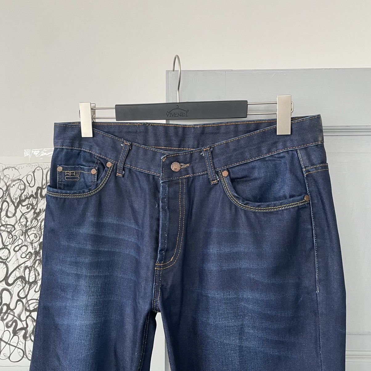 G-Star × Vintage Vintage G-Star RAW 3301 Denim Pants y2k Size US 34 / EU 50 - 3 Thumbnail