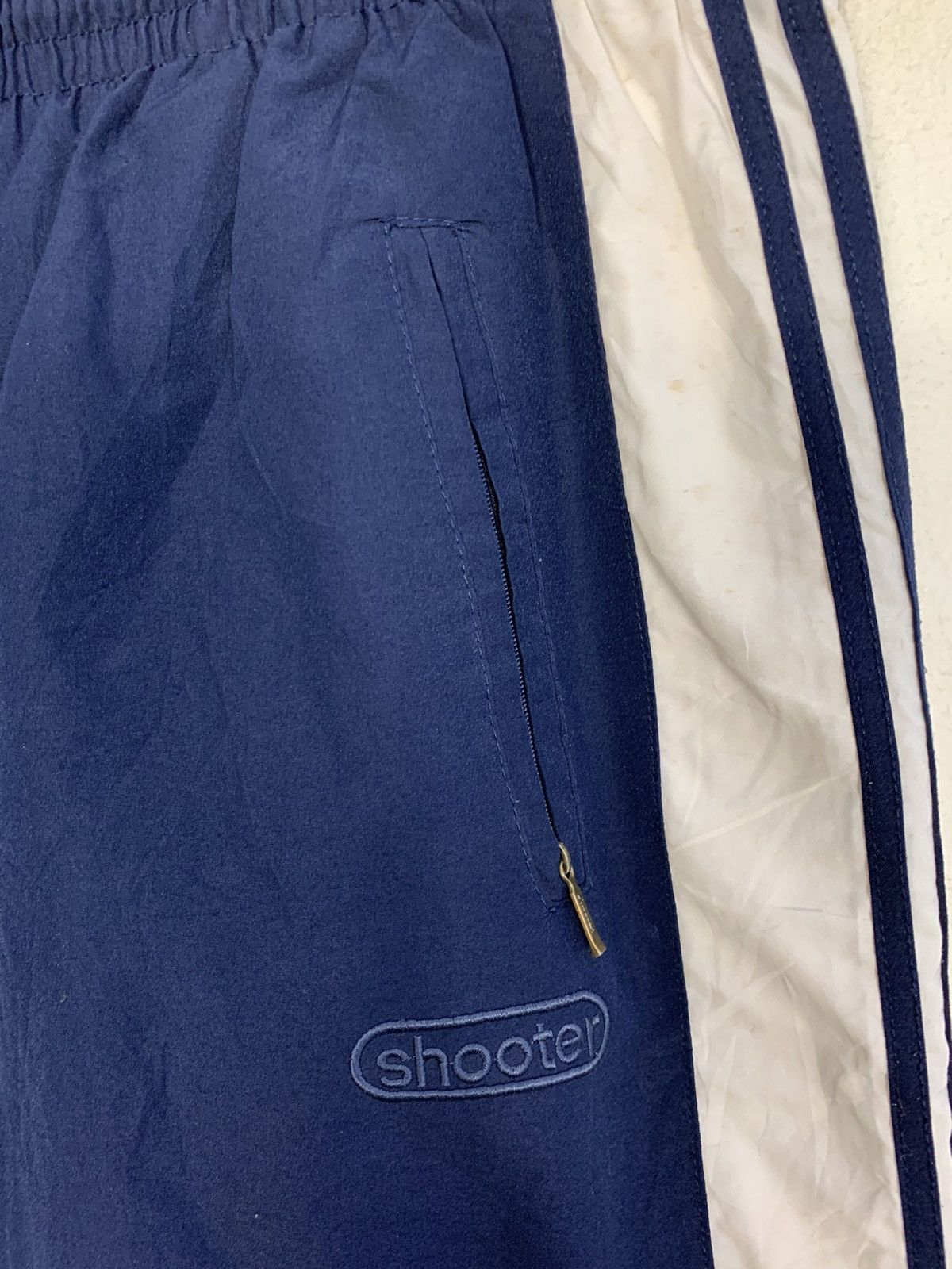 Vintage 90s Shooter Track Pant Side Snap Button Stretchable Waist Size US 28 / EU 44 - 5 Thumbnail
