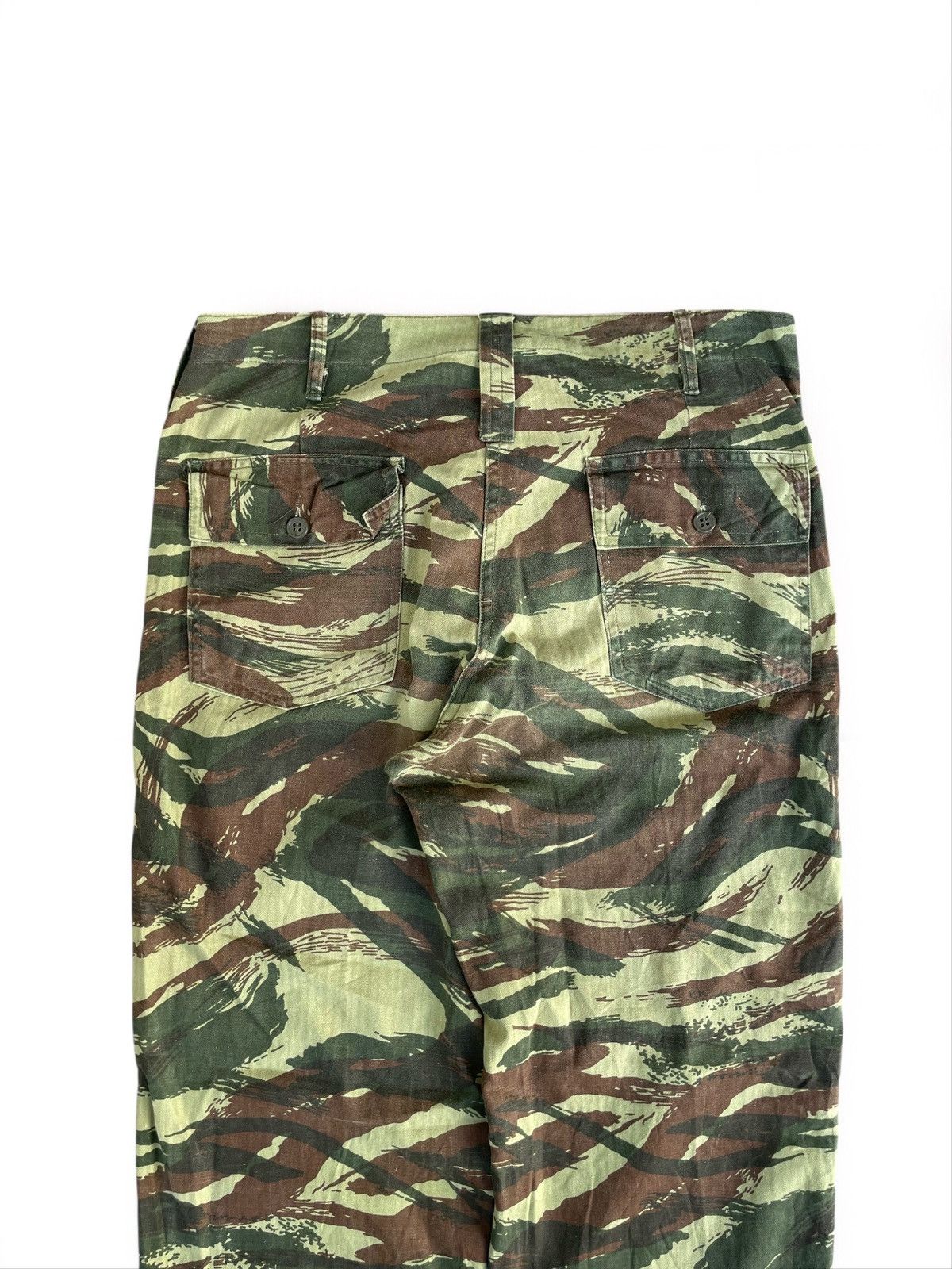 Vintage Vintage HBT French Army Lizard Camo Fatigue Pants Baker Size US 30 / EU 46 - 5 Thumbnail