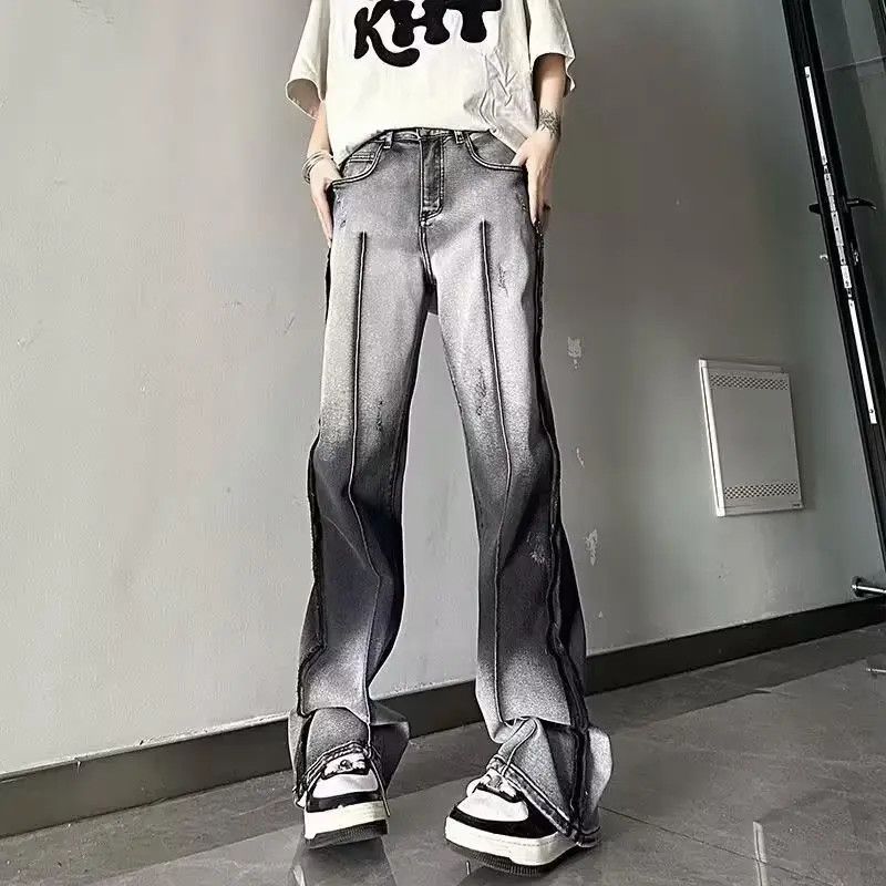 Japanese Brand × Jean Retro loose straight leg high street jeans Size US 32 / EU 48 - 5 Thumbnail
