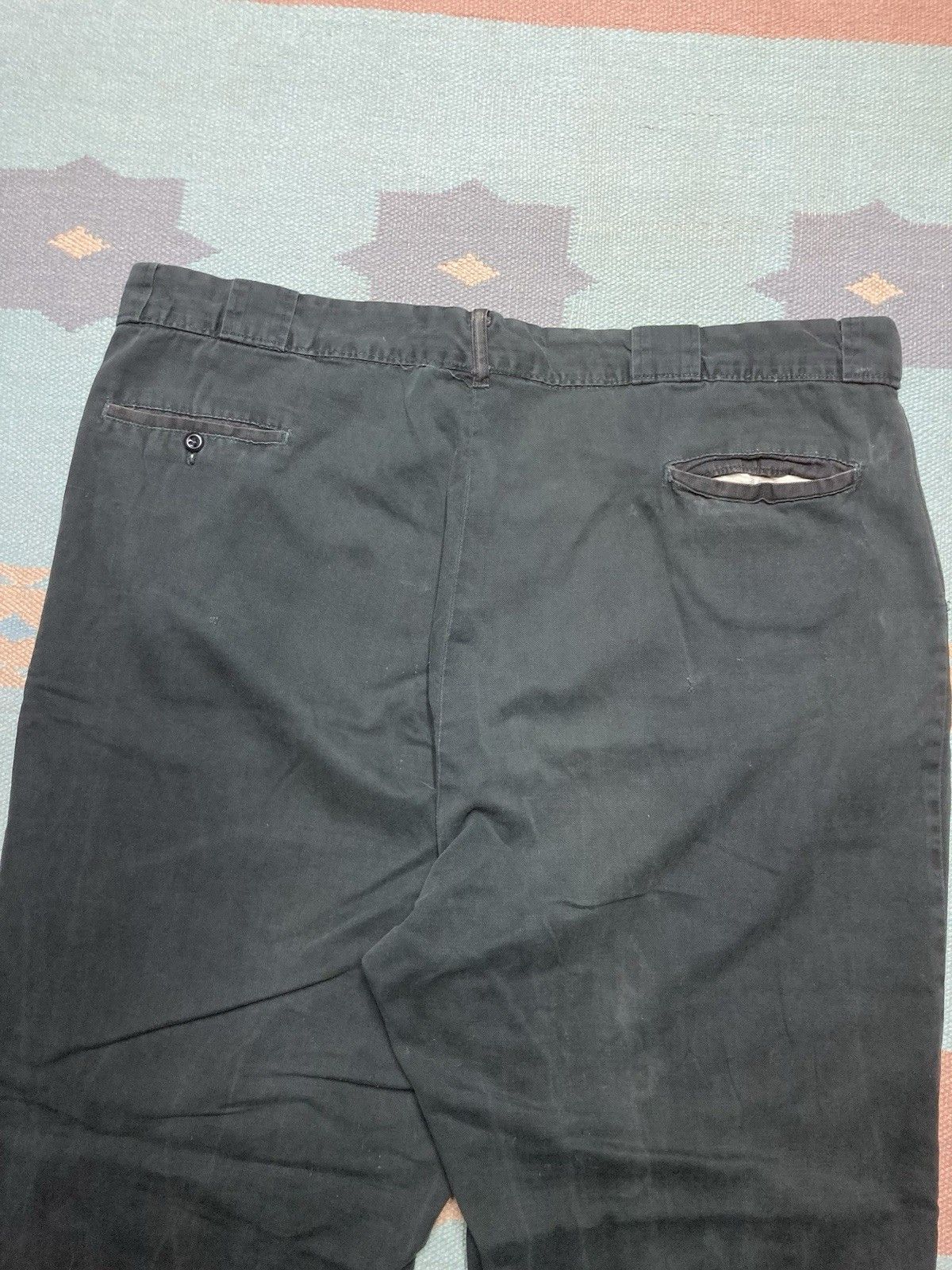 Vintage 1950s chino work pants sail cloth cotton twill work 43x30 Size US 42 / EU 58 - 3 Thumbnail