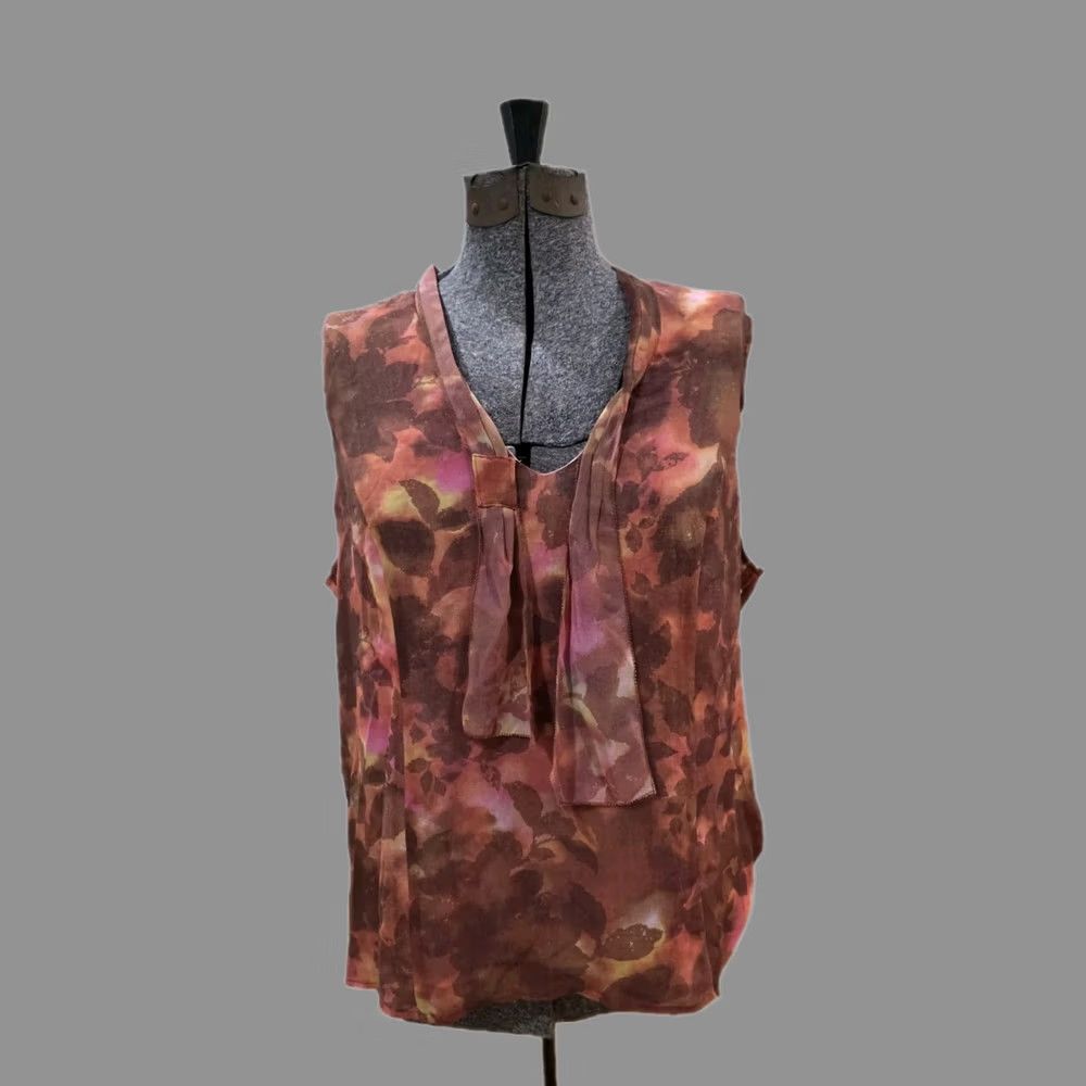 Coldwater Creek Coldwater Creek Blouse Shell Multicolor Floral Sleeveless V-Neck 1X Plus Womens Shirt Size XL / US 12-14 / IT 48-50 - 1 Thumbnail