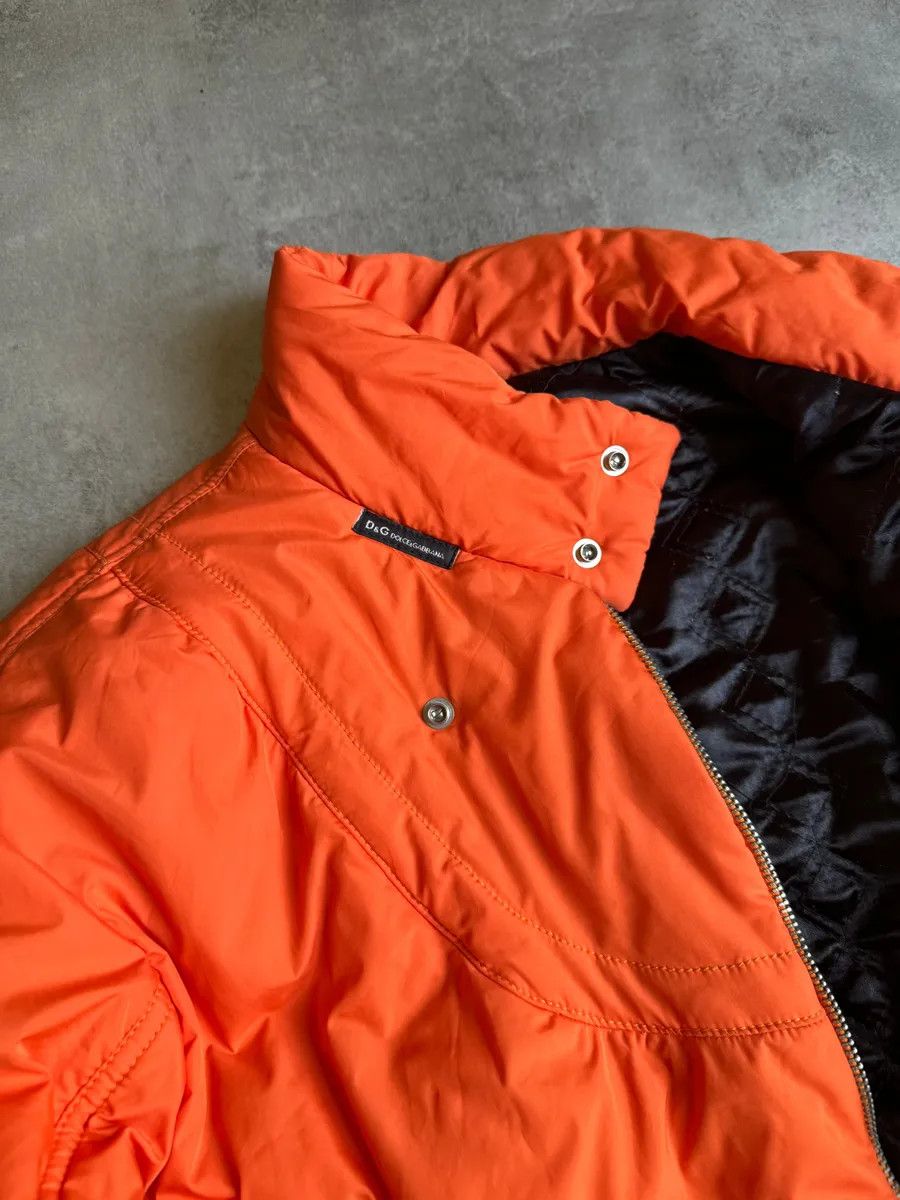 Dolce & Gabbana AW2003 Dolce & Gabbana Astro Orange Puffer Futuristic Jacket Size US M / EU 48-50 / 2 - 10 Thumbnail