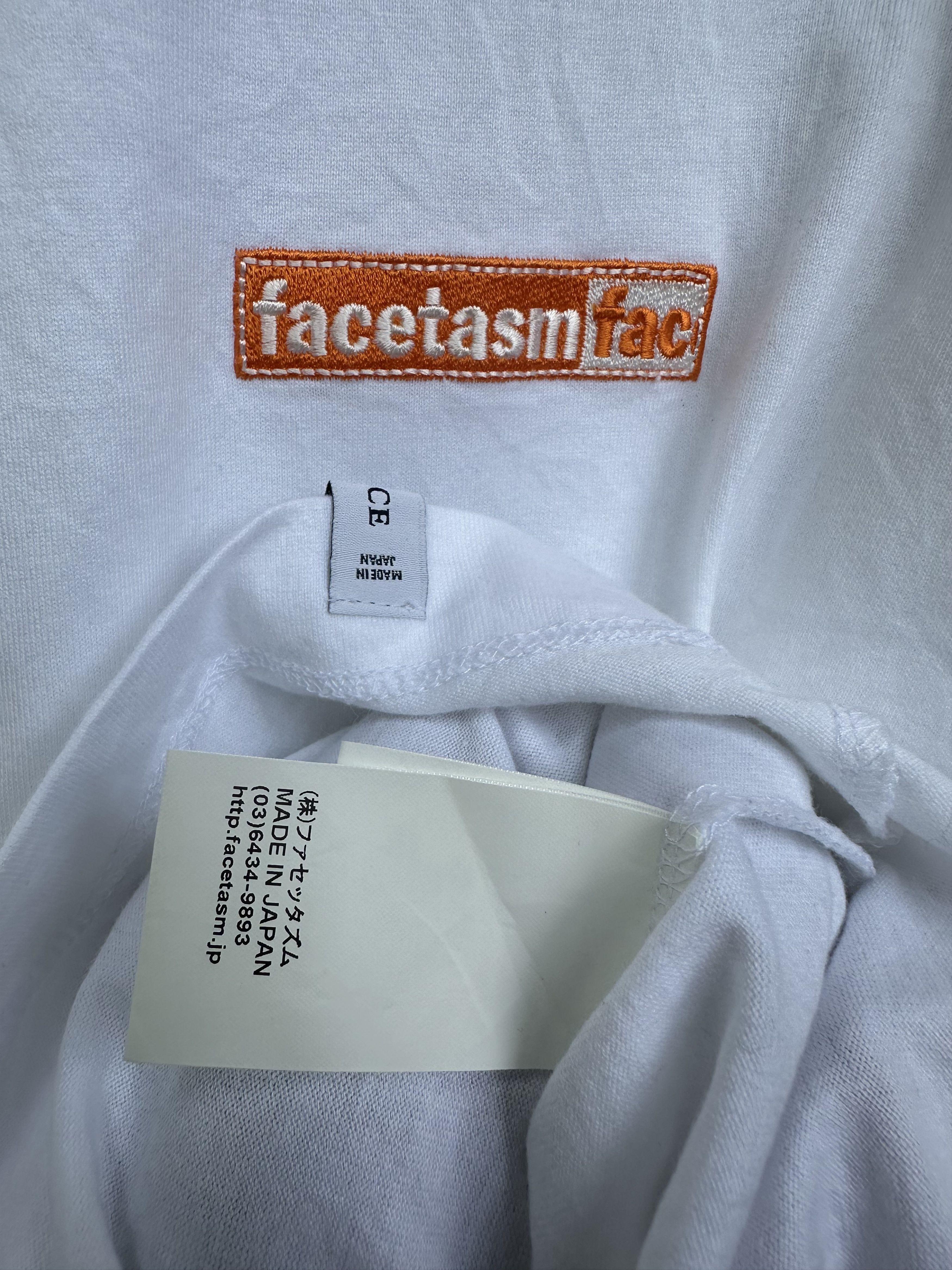 Facetasm Fecetasm Stripe Gross Face Mutation Oversize Tee Size US L / EU 52-54 / 3 - 13 Thumbnail