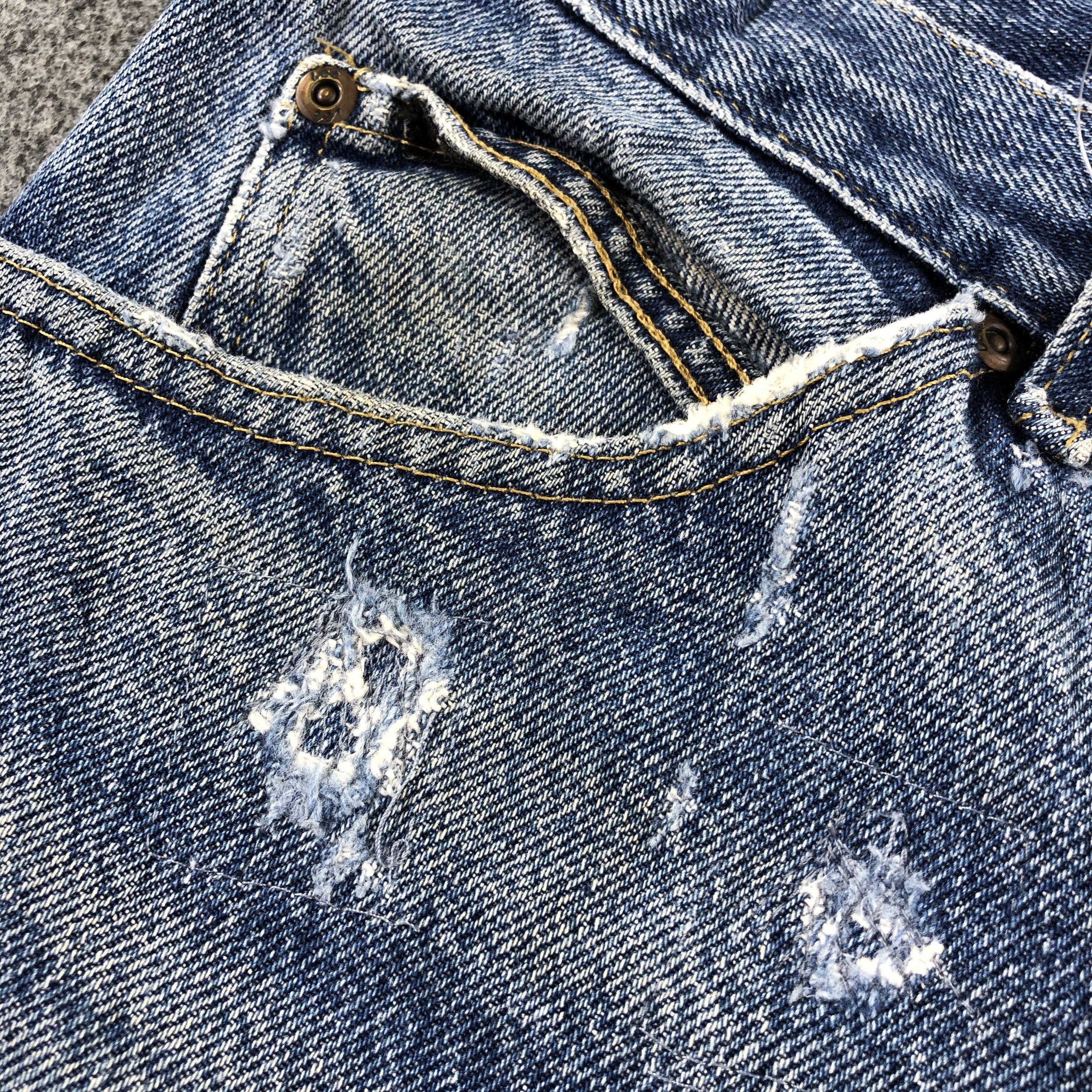 Lee Vintage Blue Wash Lee Jeans-J2567 Size US 36 / EU 52 - 9 Thumbnail