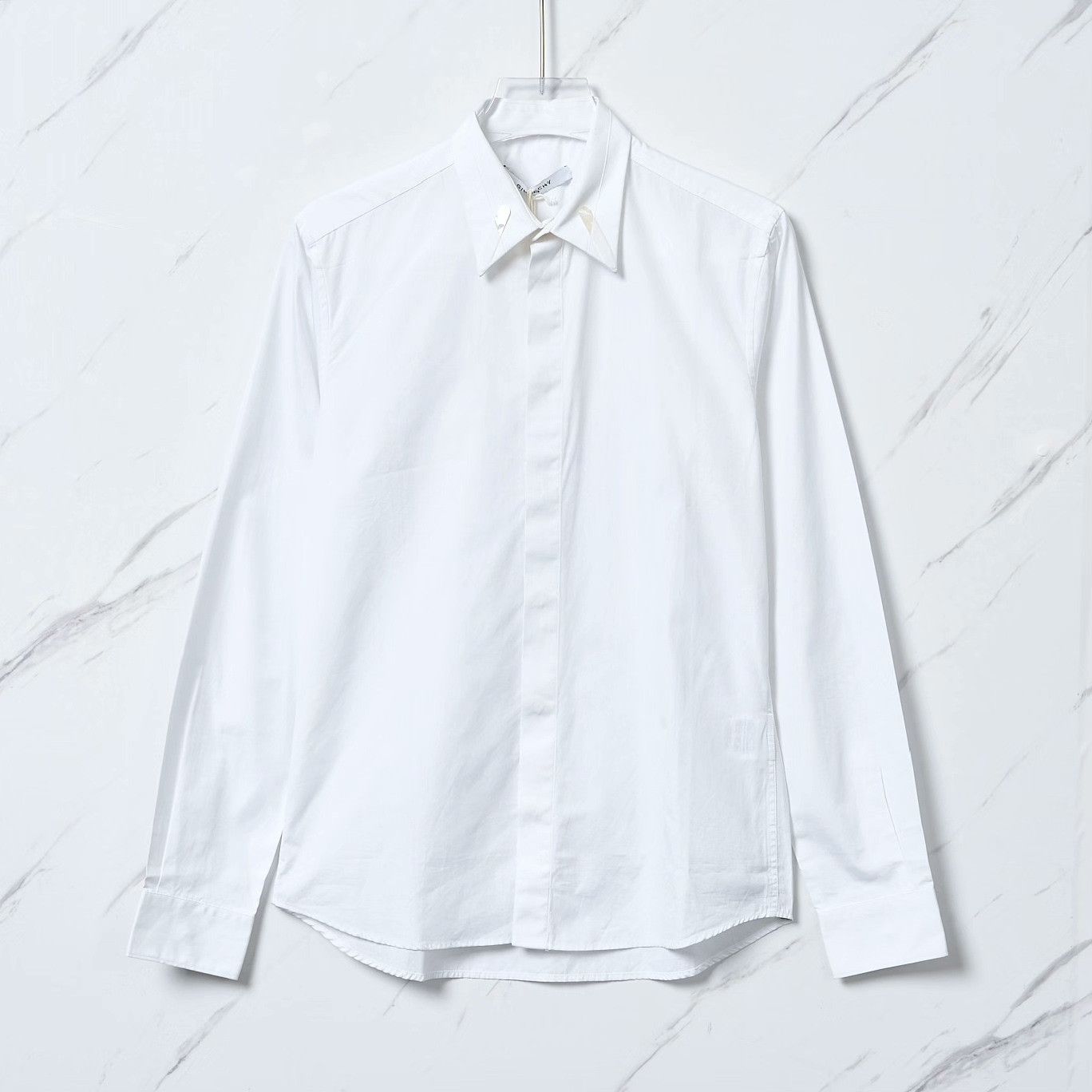 Givenchy Givenchy Men's White Shirt Size US M / EU 48-50 / 2 - 1 Thumbnail