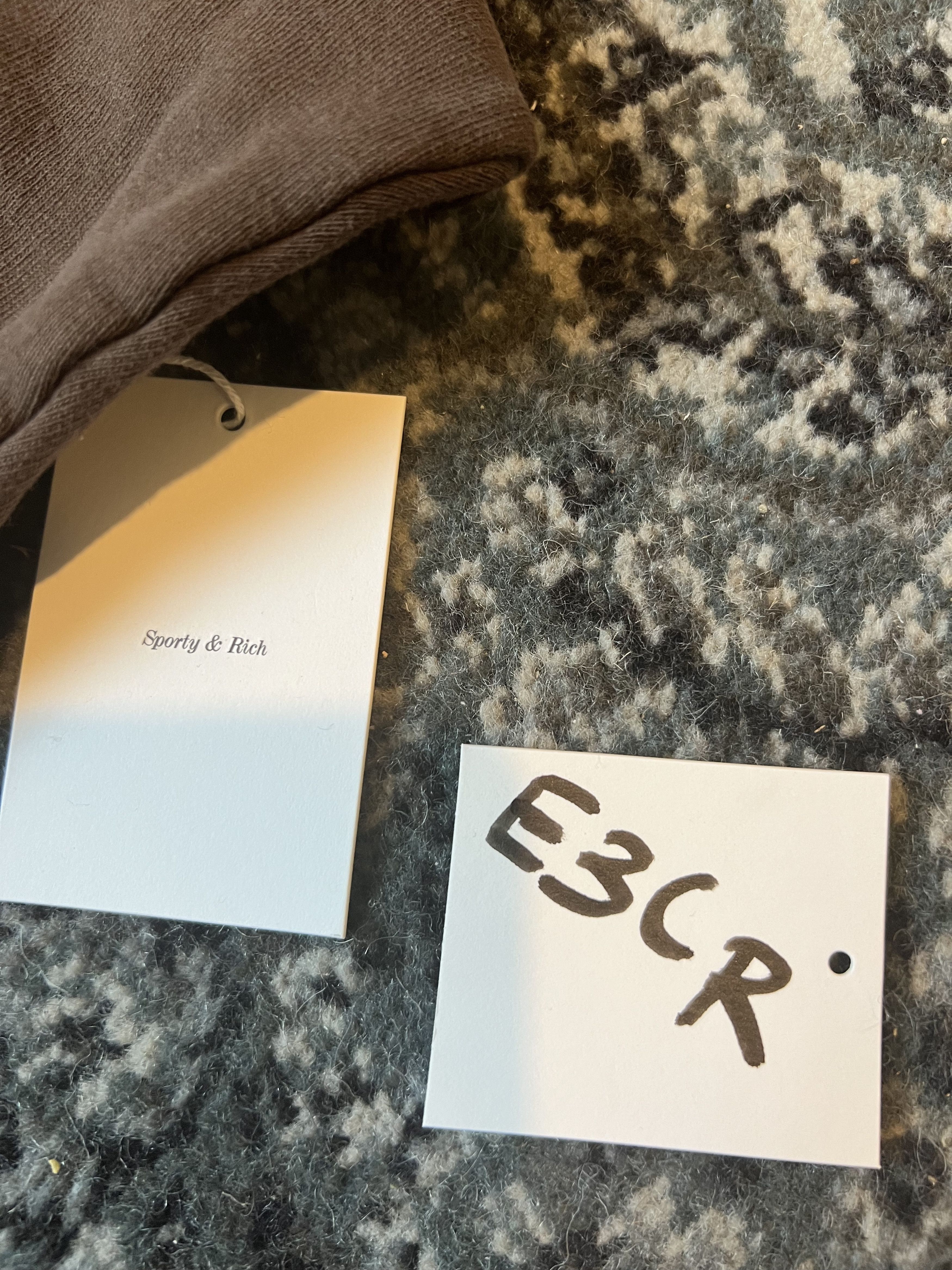 Sporty & Rich Sporty & Rich Chocolate Crewneck Large Retail $165 Size US L / EU 52-54 / 3 - 4 Thumbnail
