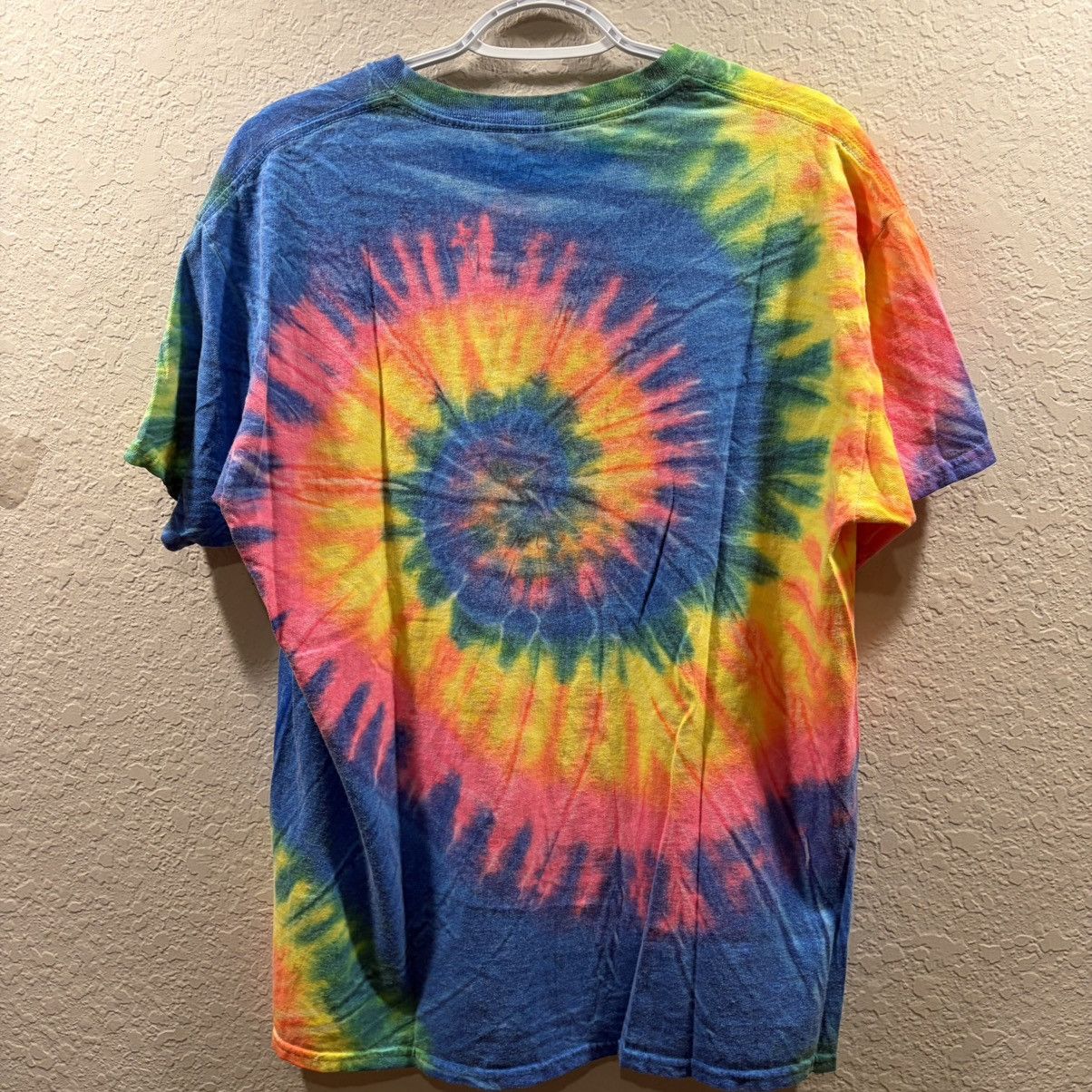 Grateful Dead Feng style Tie Dye Tee "🎵WAR🎵" Size US L / EU 52-54 / 3 - 5 Thumbnail