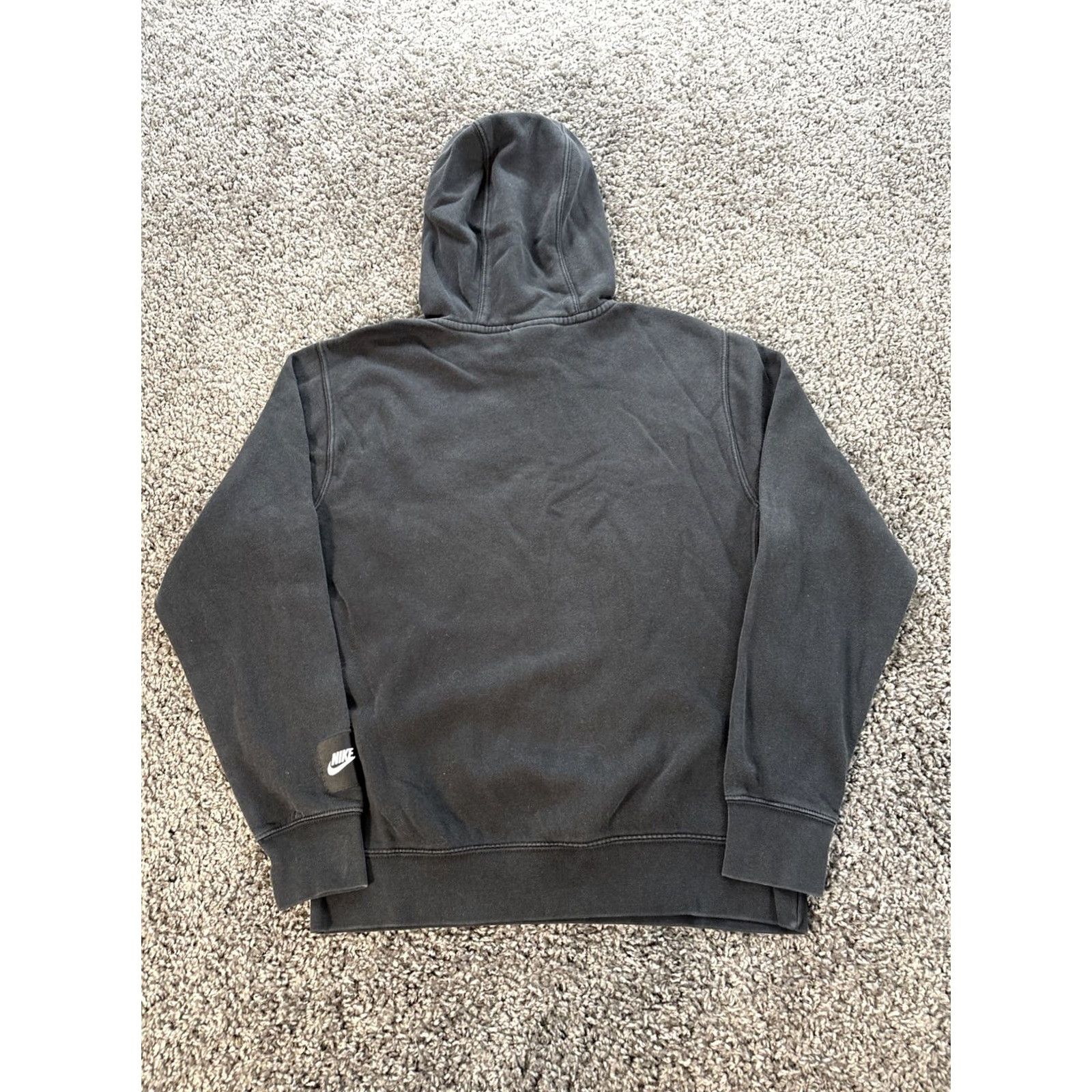 Nike Nike Hoodie Mens Small Black Spell Out Big Logo BV5109-011 Y2K Size US S / EU 44-46 / 1 - 5 Thumbnail