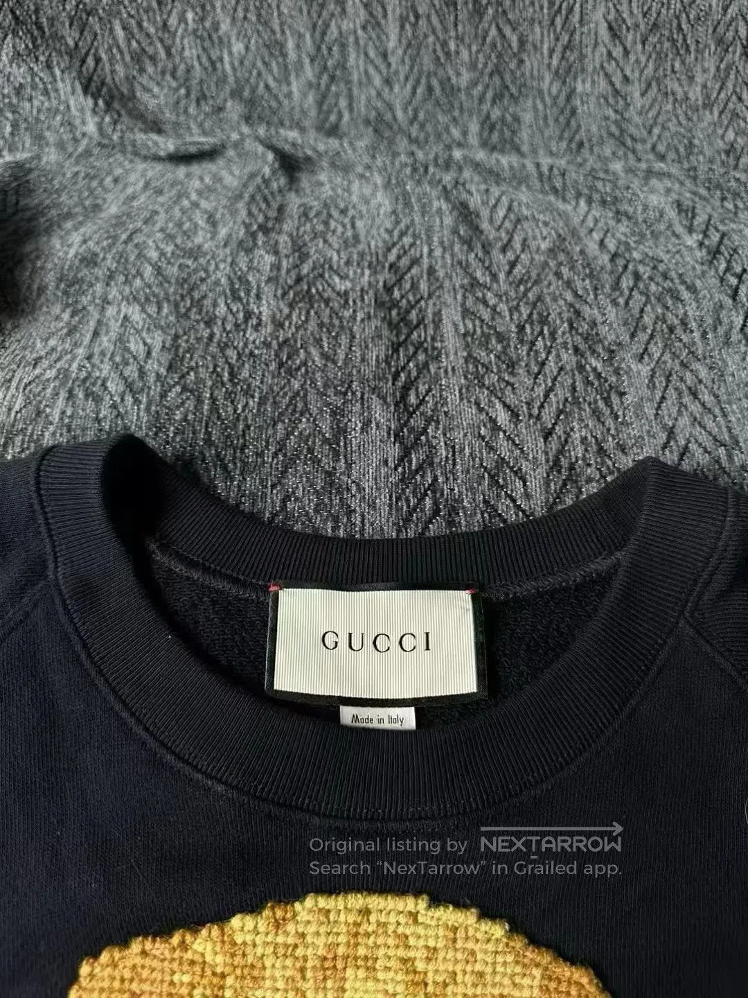 Gucci Guicci Teddy Bear Retro Logo Sweatshirt| Size US XS / EU 42 / 0 - 3 Thumbnail