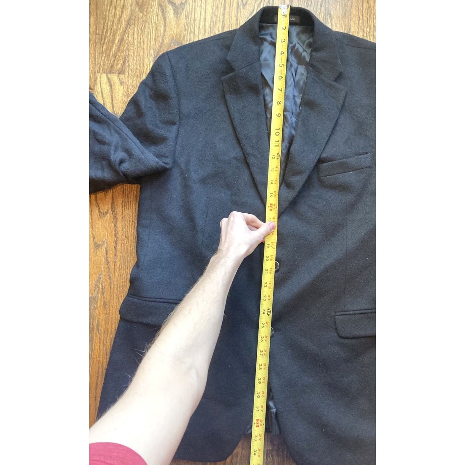 Ralph Lauren Lauren Ralph Lauren Black Camel Hair Blazer Jacket Men's 44L Long Sport Size 44R - 7 Thumbnail