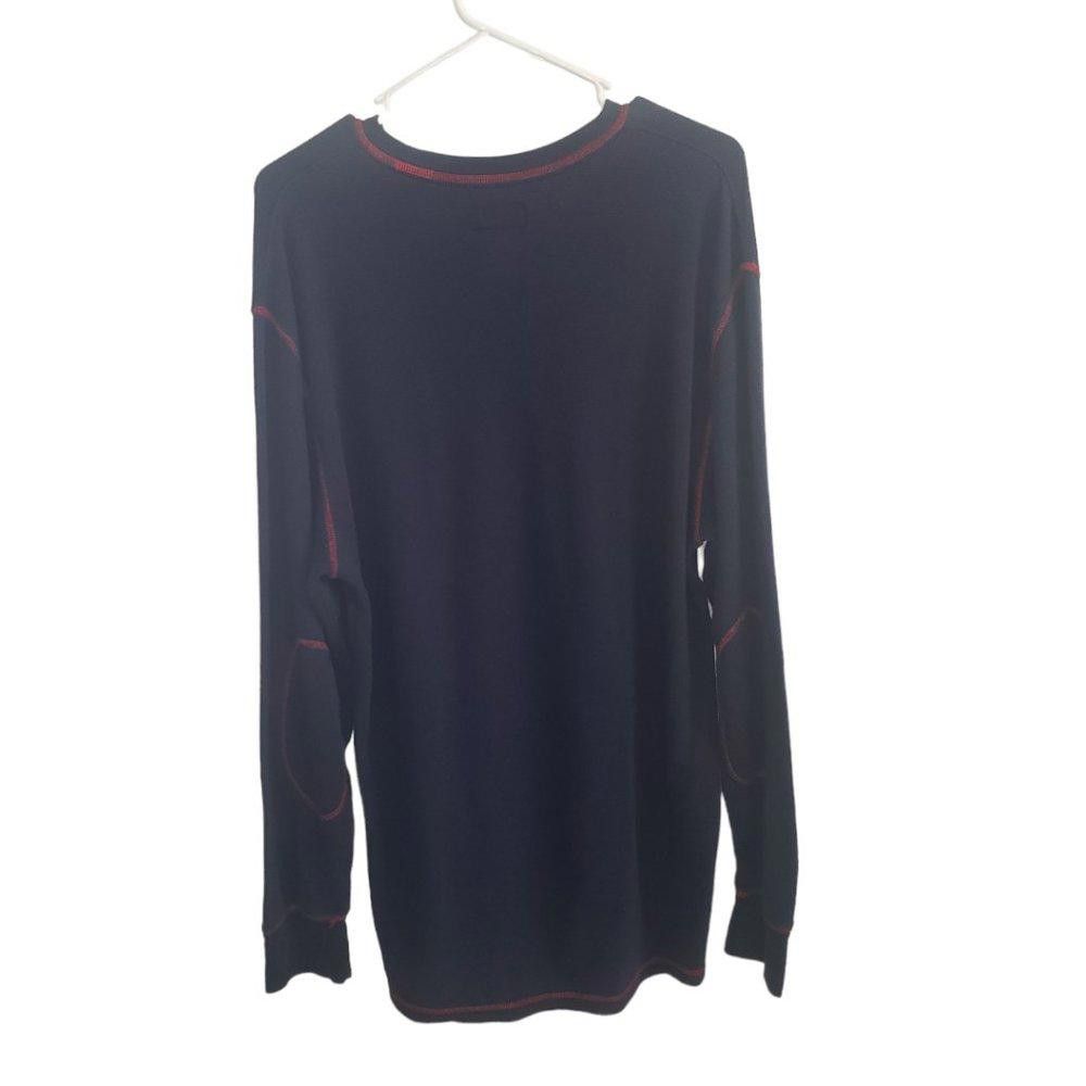 Polo Ralph Lauren CT415a Ralph Lauren Men’s Waffle Knit Navy Sleep Shirt 1X Size US XL / EU 56 / 4 - 2 Thumbnail