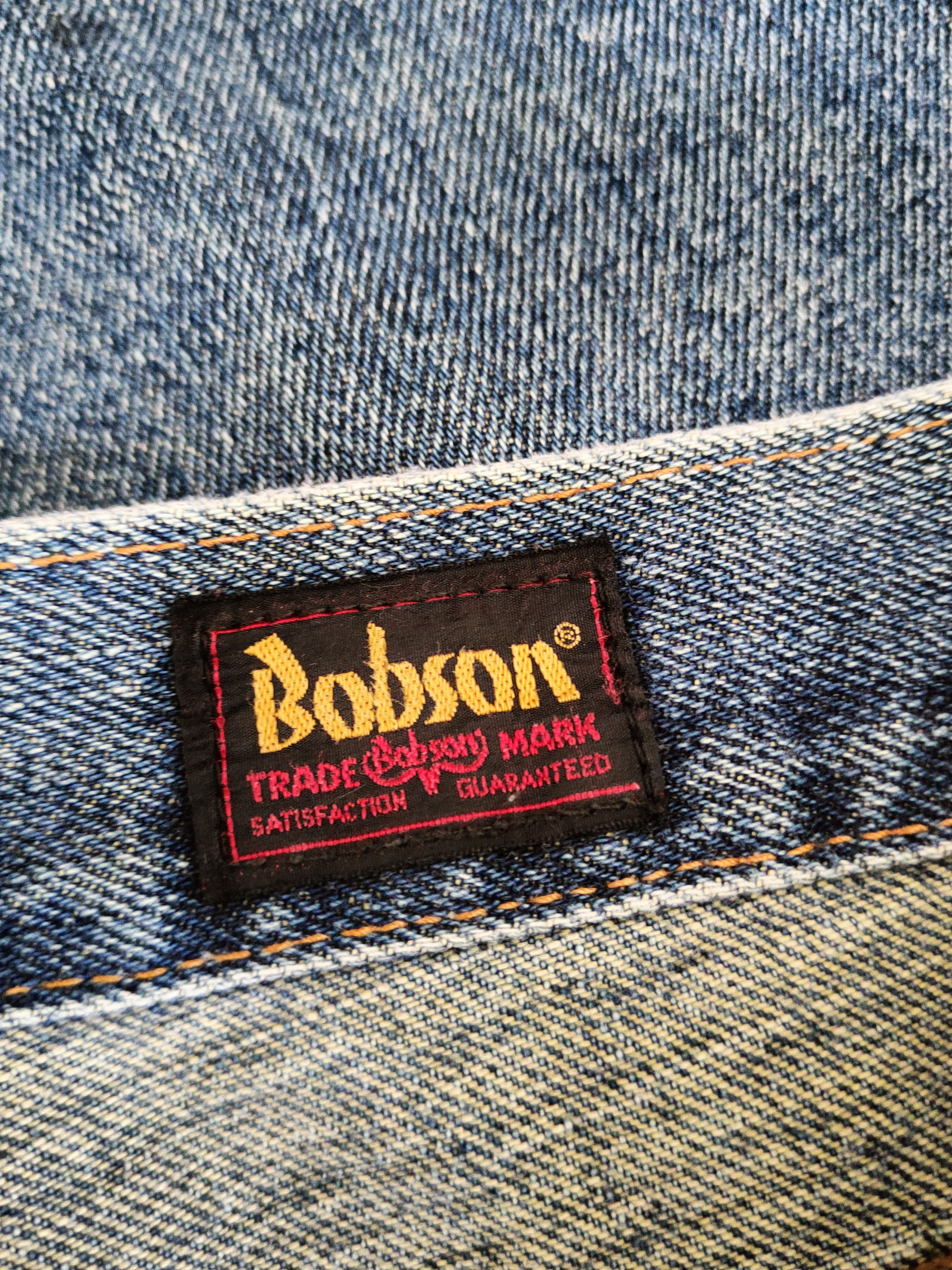 Japanese Brand Bobson Blue Distressed Ripped Jeans #S2886 Size US 33 - 16 Thumbnail