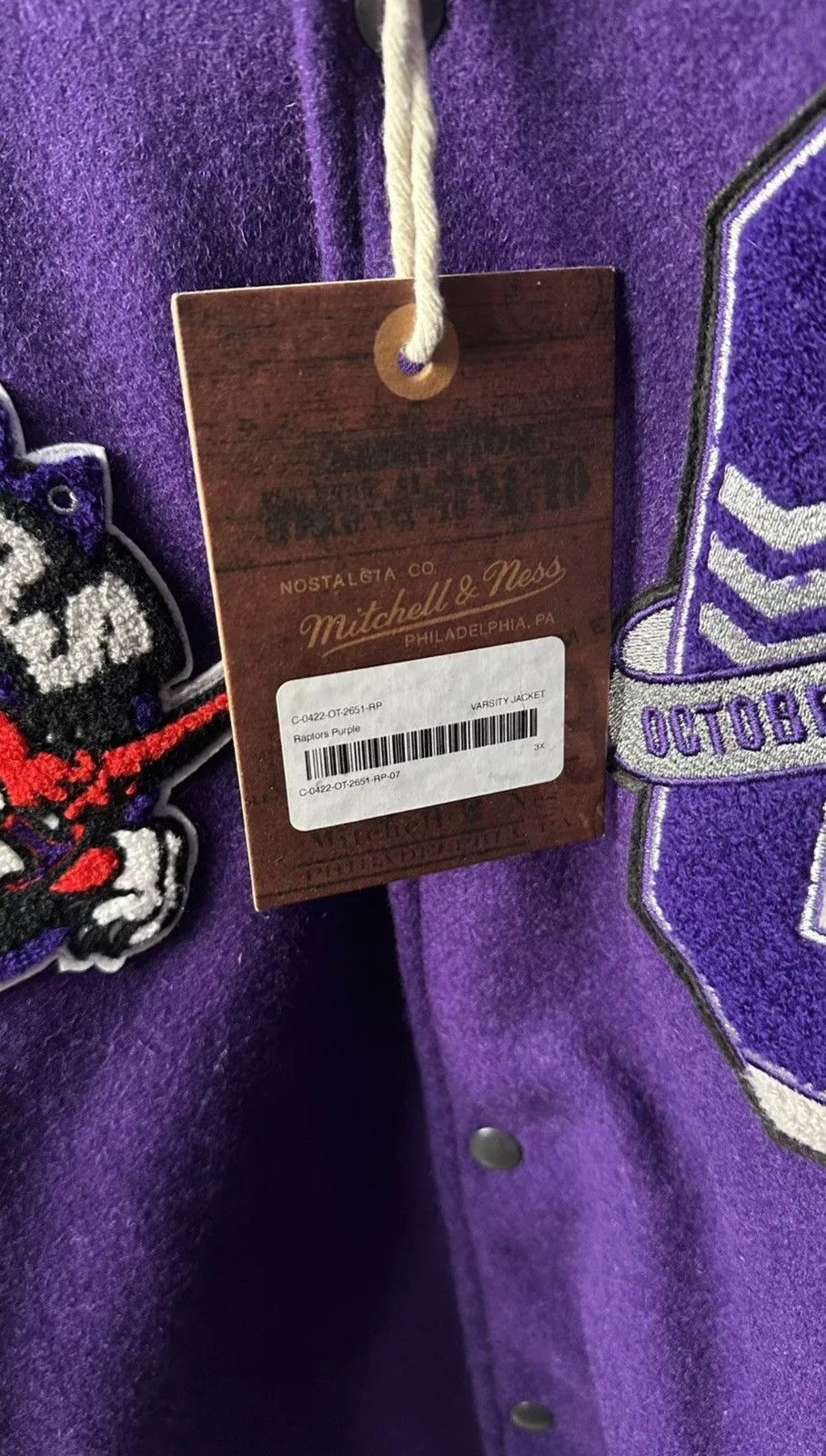 Mitchell & Ness OVO X Toronto Raptors X Mitchell & Ness 95’ Varsity Jacket Size US XXL / EU 58 / 5 - 7 Thumbnail