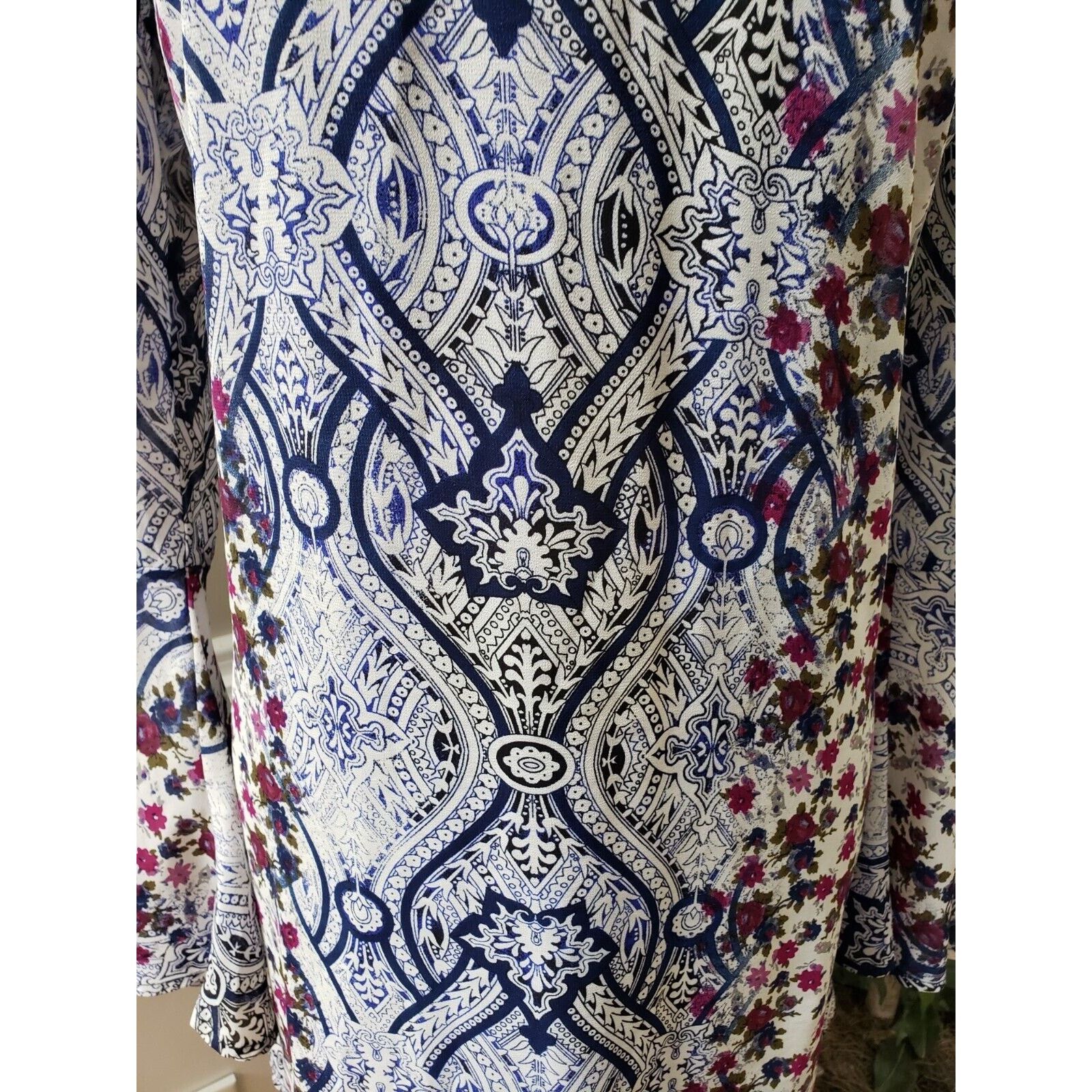 Other Speechless Polyester V-Neck Long Sleeve Knee Length Dress M Size M / US 6-8 / IT 42-44 - 3 Thumbnail
