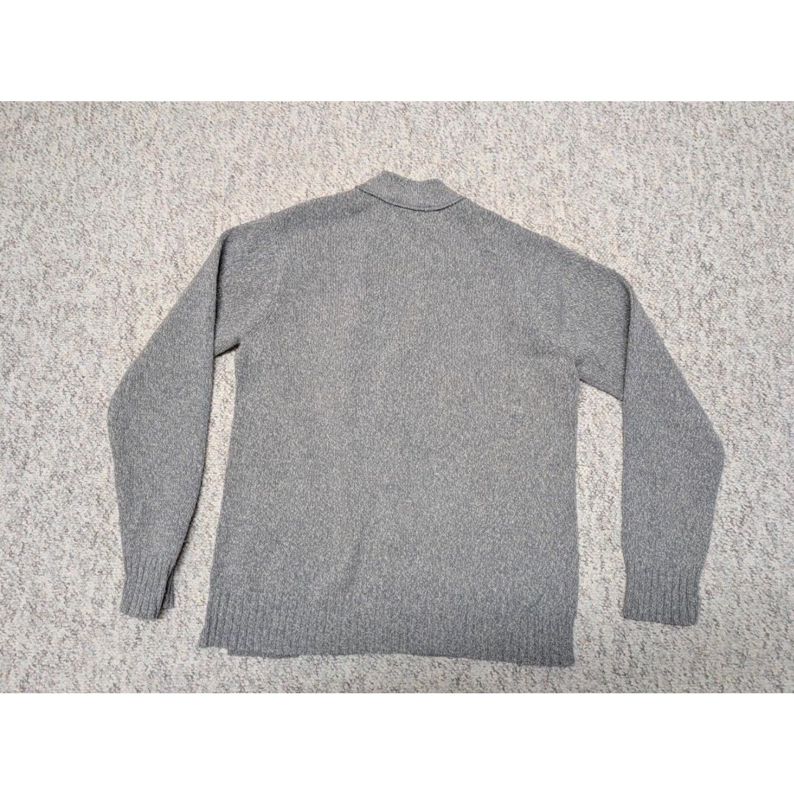 Ralph Lauren VINTAGE DENIM & SUPPLY Ralph Lauren Cardigan L Sweater Gray Cotton Knit Mens Size US L / EU 52-54 / 3 - 3 Thumbnail
