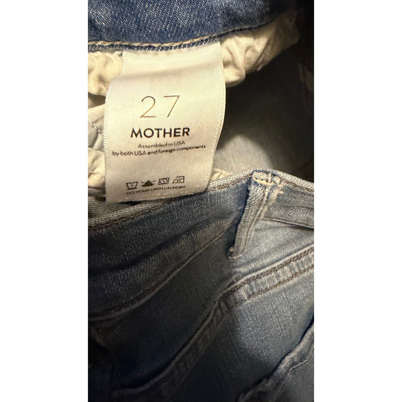 MOTHER Mother The Hustler Ankle Fray Jeans Shaken not Stirred- 27 Size 27" / US 4 / IT 40 - 7 Thumbnail