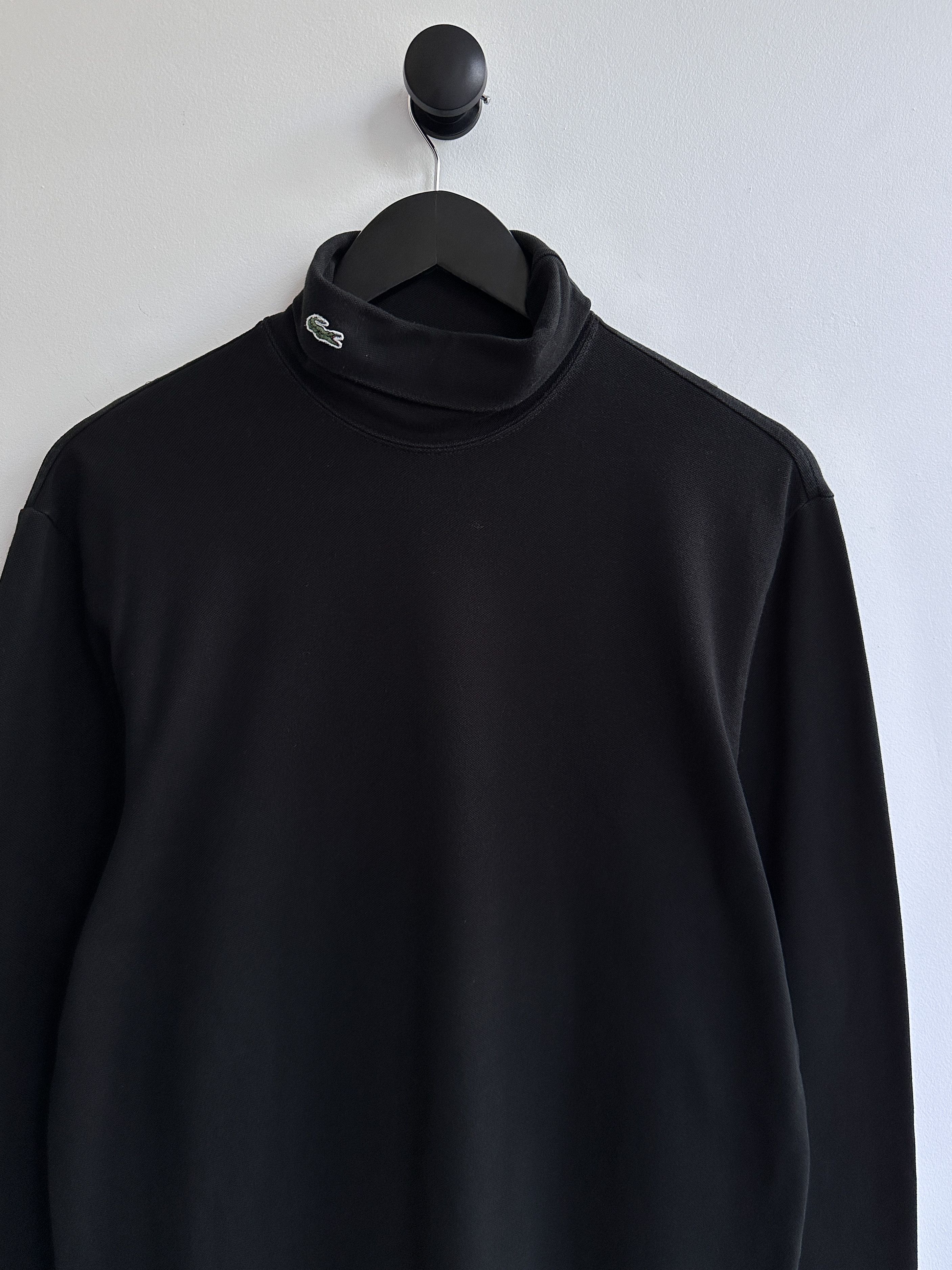 Lacoste Vintage Lacoste Black Turtleneck Jumper Longsleeve Size US S / EU 44-46 / 1 - 2 Thumbnail