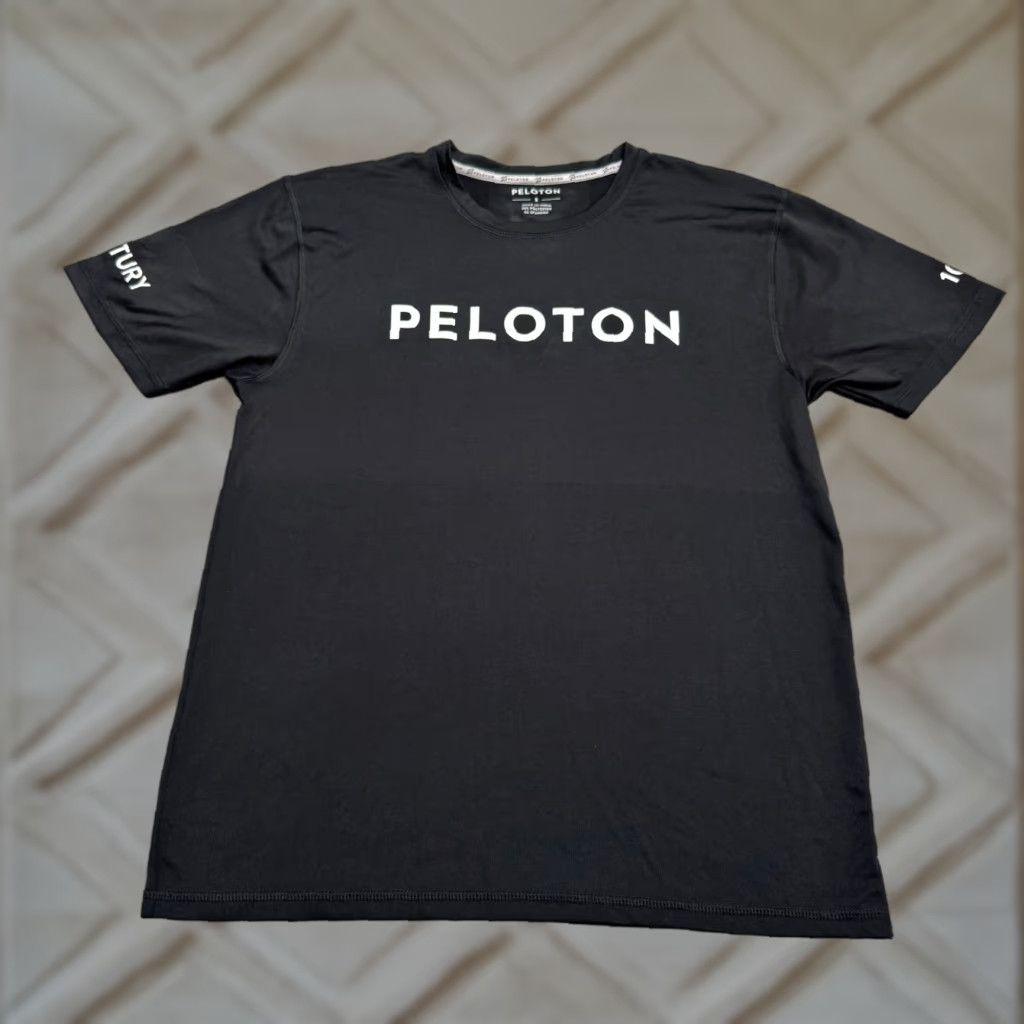 Vintage Peloton T-Shirt Mens Small Black Crew Neck Tee Shirt Short Sleeve Logo Basic All Seasons Activewear Sports Athleisure Shirt Size US S / EU 44-46 / 1 - 1 Thumbnail