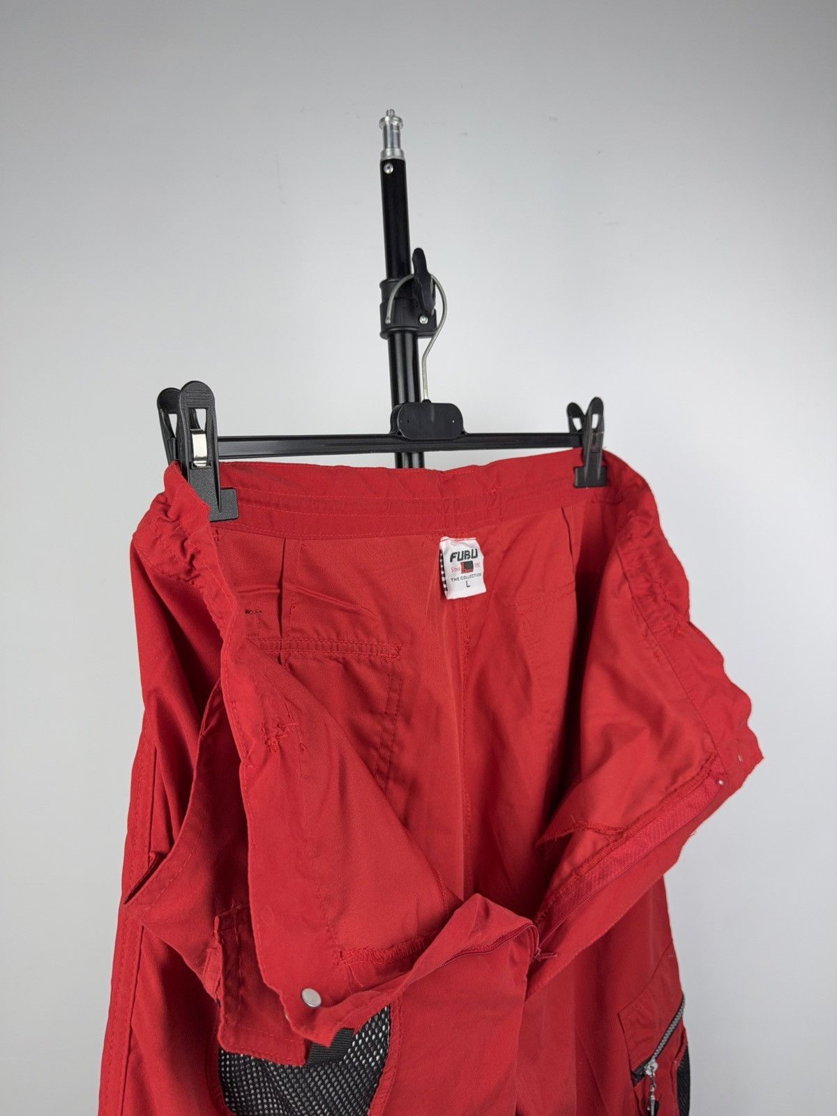 Fubu Vintage SK8 FUBU Red Cargo Capri Pants Y2K Hip Hop 🔥 M sz Size US 34 / EU 50 - 18 Thumbnail