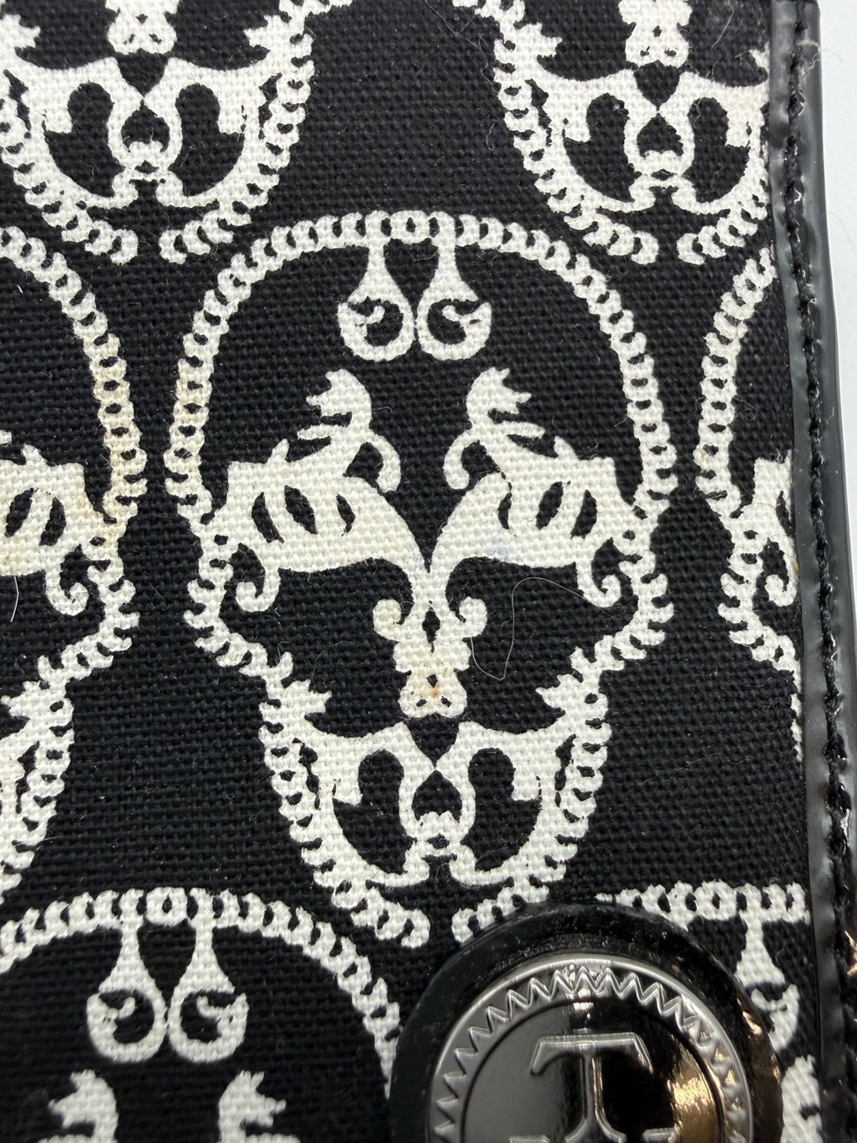 Other Thomas Wylde Skull Monogram Wallet-Canvas / Patent Leather Size ONE SIZE - 4 Thumbnail