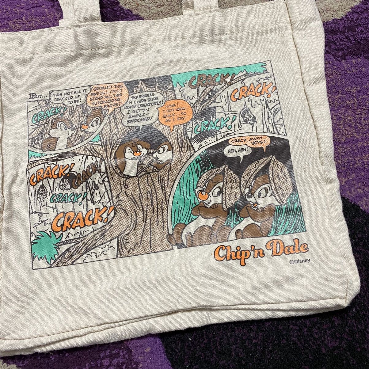 Cartoon Network Chip’n Dale Comic Scene Totebag Size ONE SIZE - 2 Thumbnail