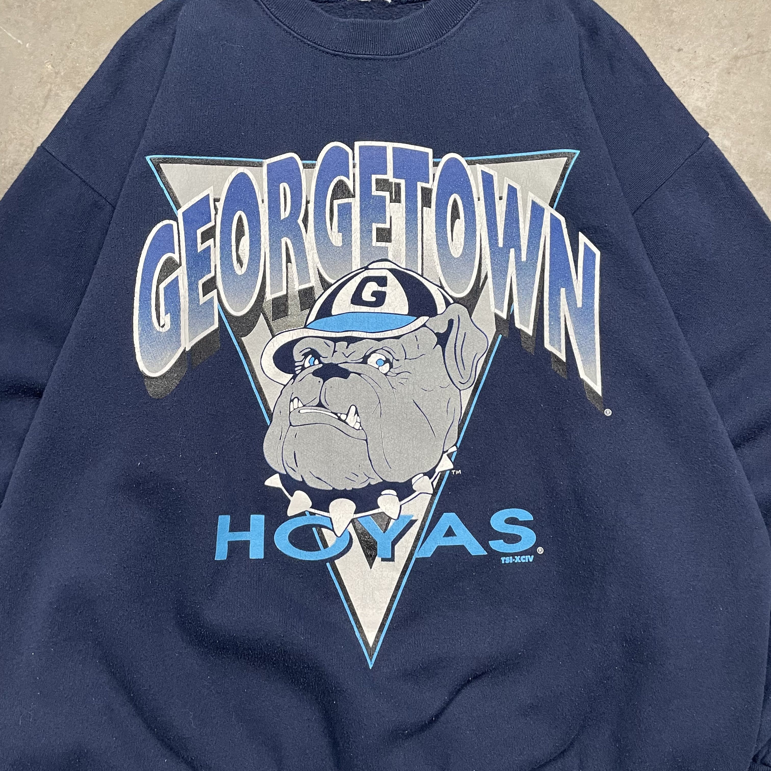 Vintage Vintage Georgetown Hoyas Crewneck 80s University Bulldog Size US XL / EU 56 / 4 - 4 Thumbnail