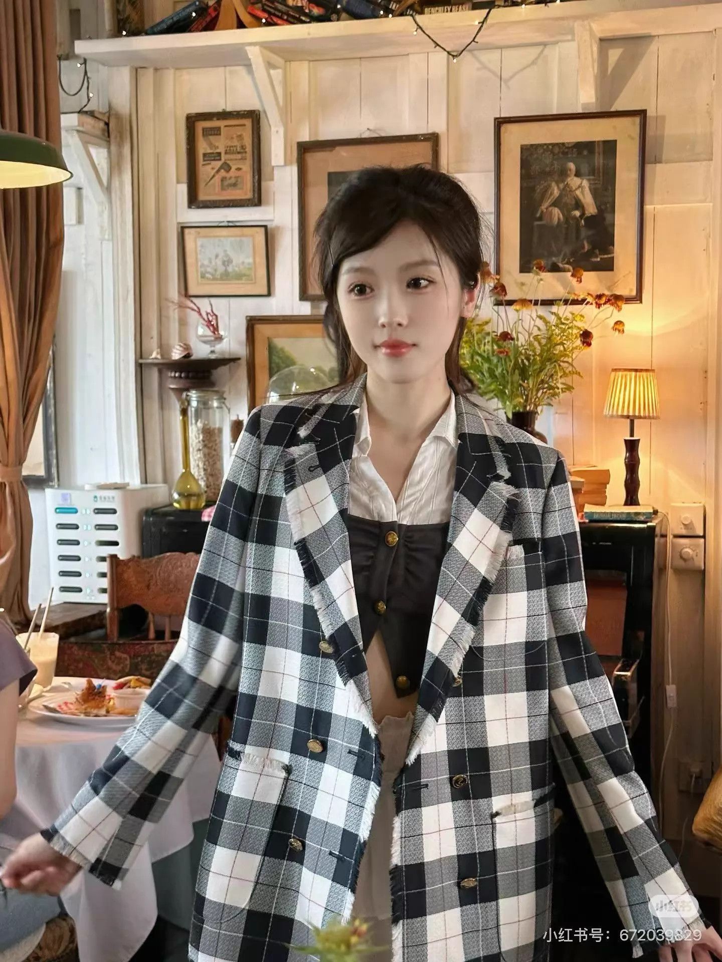 Thom Browne Thom Browne Plaid Wool A-line Women's Blazer 38 New Size XS / US 0-2 / IT 36-38 - 7 Thumbnail