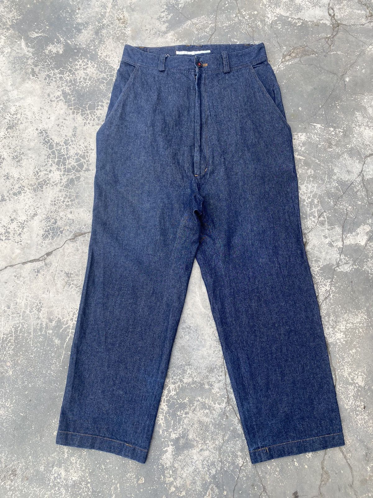Diet Butcher Slim Skin × Japanese Brand × Kapital STOF Drop Crotch Jeans Size US 30 / EU 46 - 1 Thumbnail