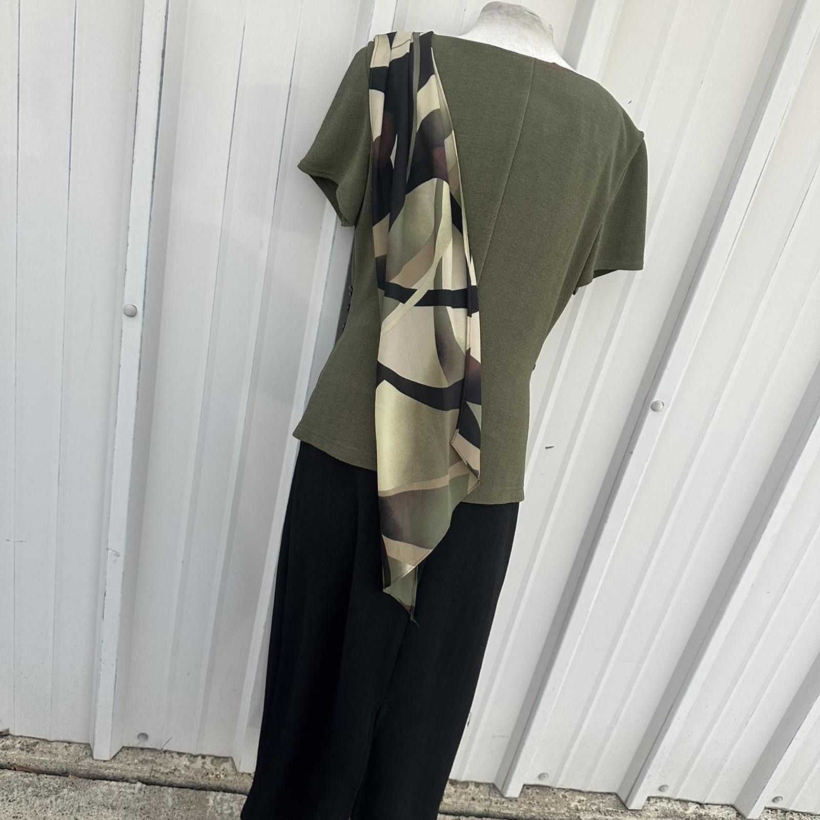 Other Vintage dress with scarf medium Size ONE SIZE - 4 Thumbnail