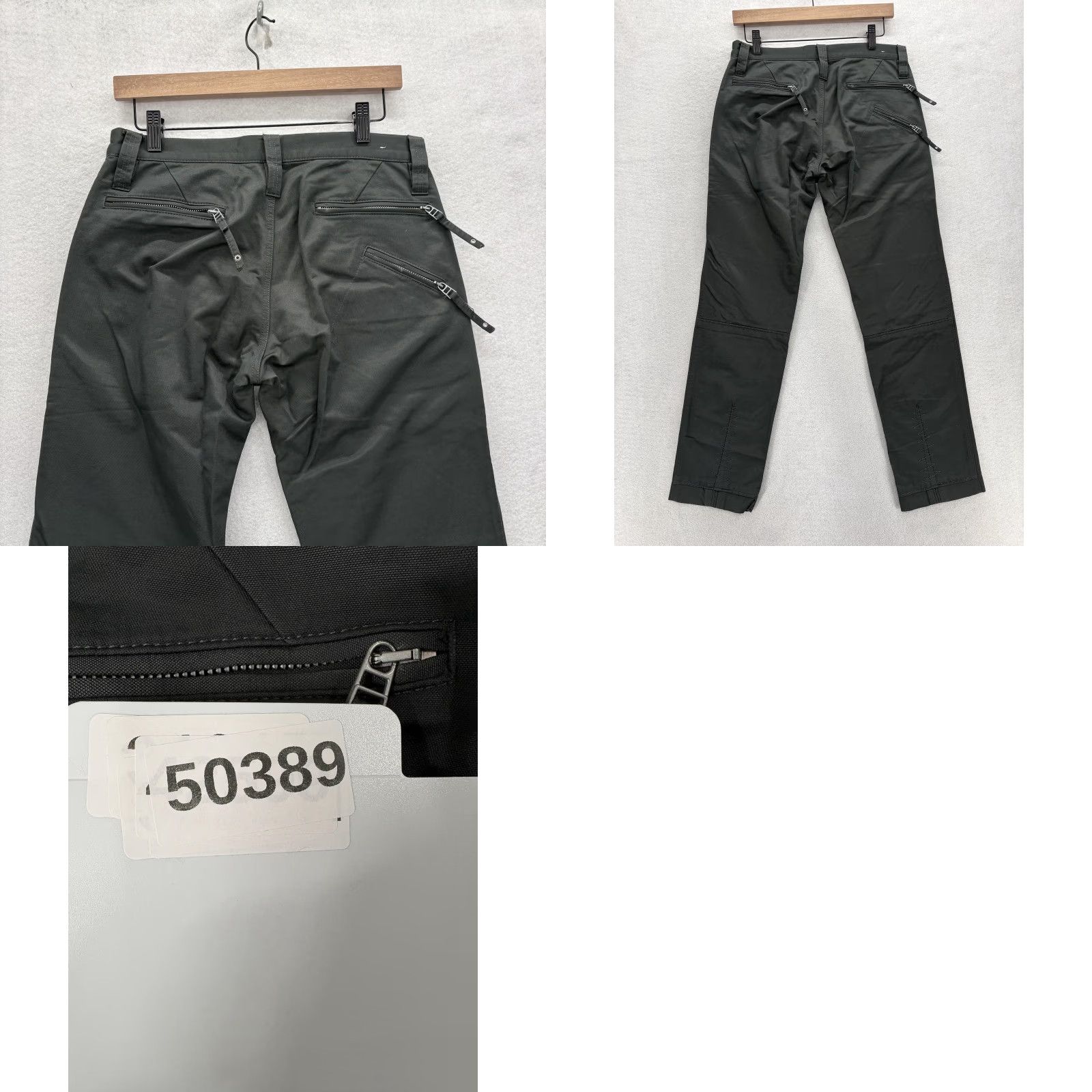J.Lindeberg J.Lindeberg Pants Slim Straight Gray 31x30 Zip Pockets Mens Size US 31 - 9 Thumbnail