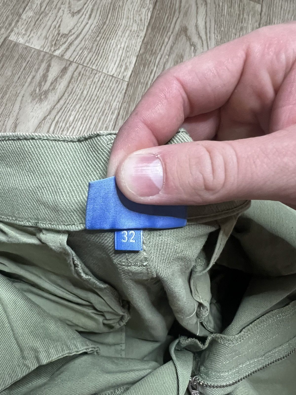 Japanese Brand 6pm Cargo Pants Denim Multipocket Grunge Y2K Size US 32 / EU 48 - 12 Thumbnail