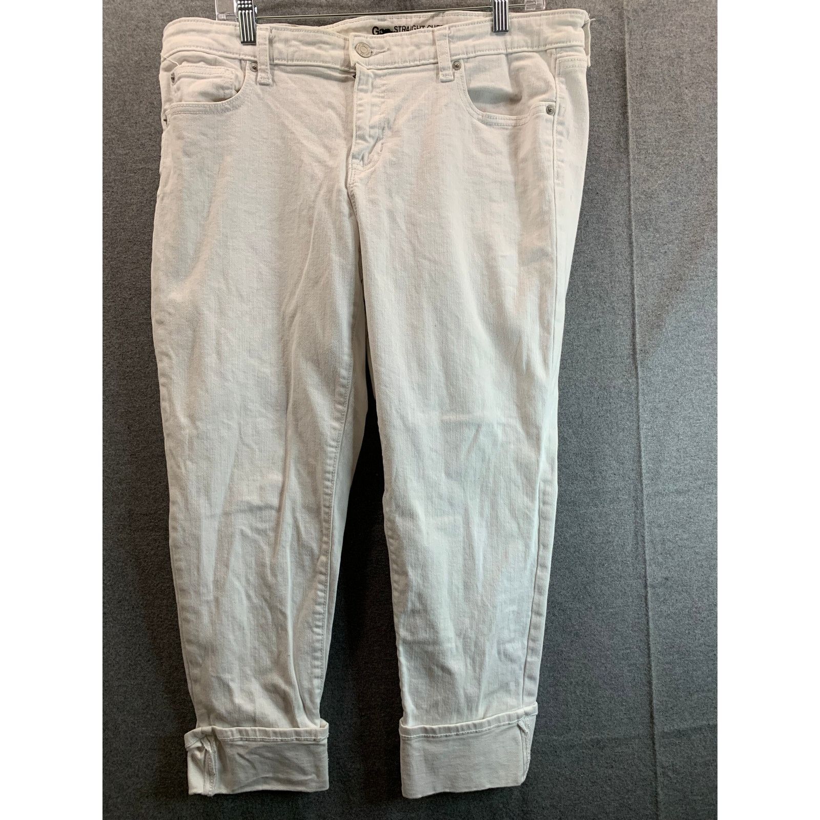 Gap GAP Women's Pants Size 14 White Color Size 36" / US 14 / IT 50 - 1 Thumbnail