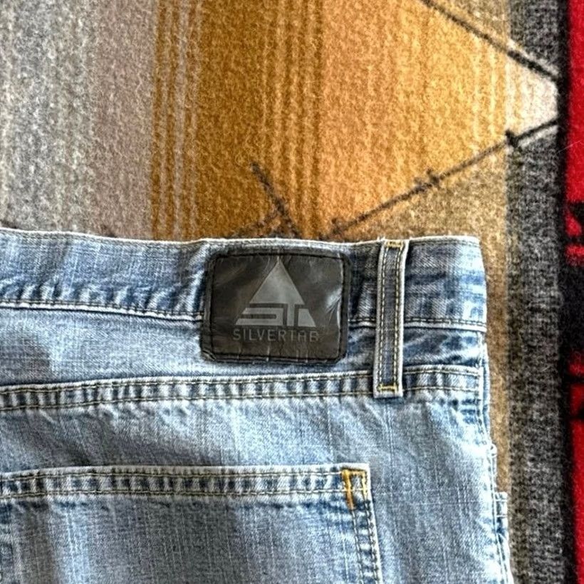 Levi's VINTAGE Levis SilverTab Jeans Mens 40x30 Low Loose Baggy Denim Y2K Skater Size US 40 / EU 56 - 4 Thumbnail