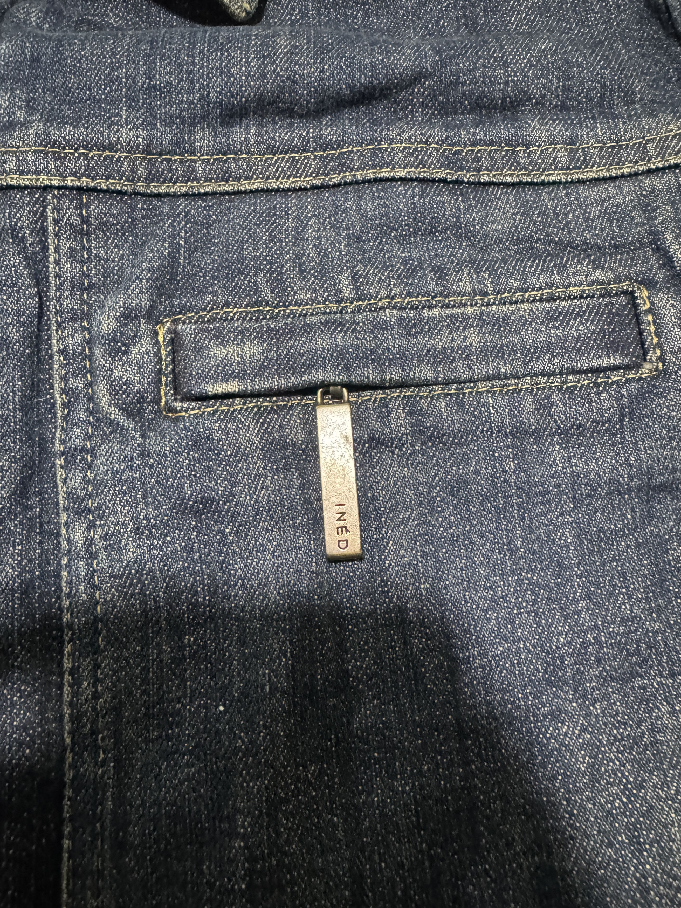 Japanese Brand × Yohji Yamamoto Ined by Yohji Yamamoto Denim Trucker Jacket Size S / US 4 / IT 40 - 6 Thumbnail