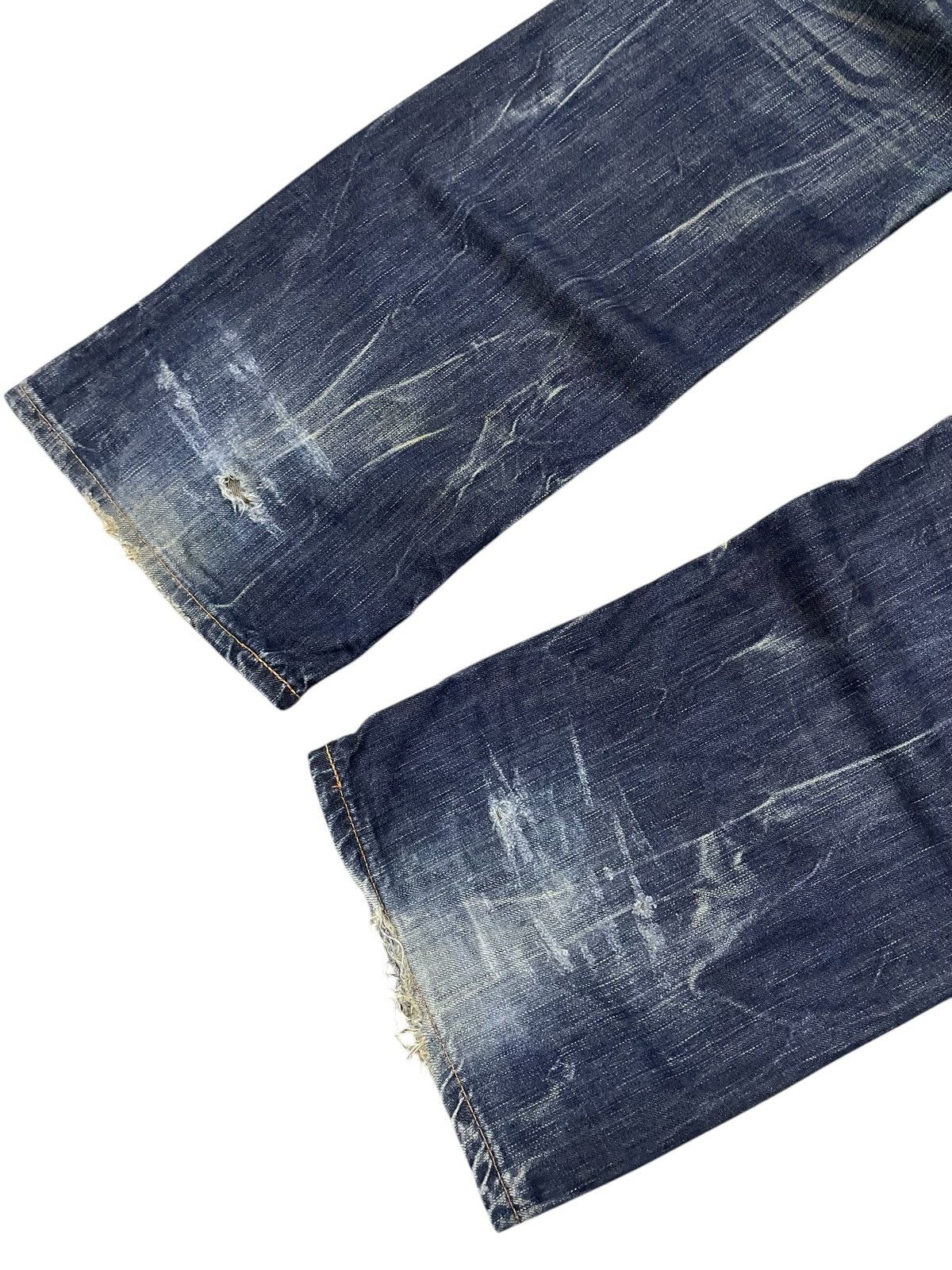 Edwin Rare Edwin 503 Flare Heavy Stitch Multi Colour Denim Jeans Size US 34 / EU 50 - 15 Thumbnail