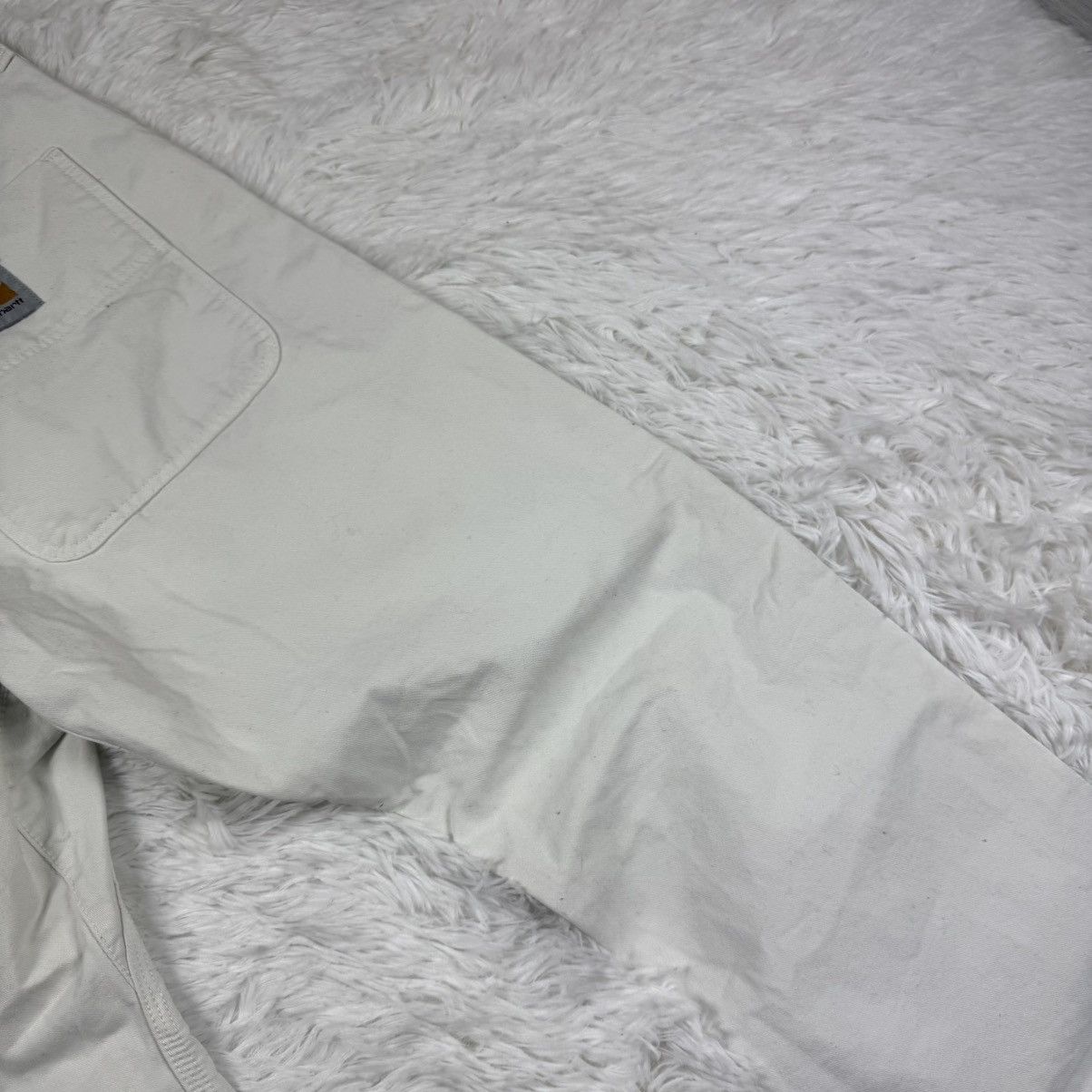 Carhartt Carhartt White Chalk Pants 31x32 Vintage Workwear Streetwear Size US 31 - 6 Thumbnail