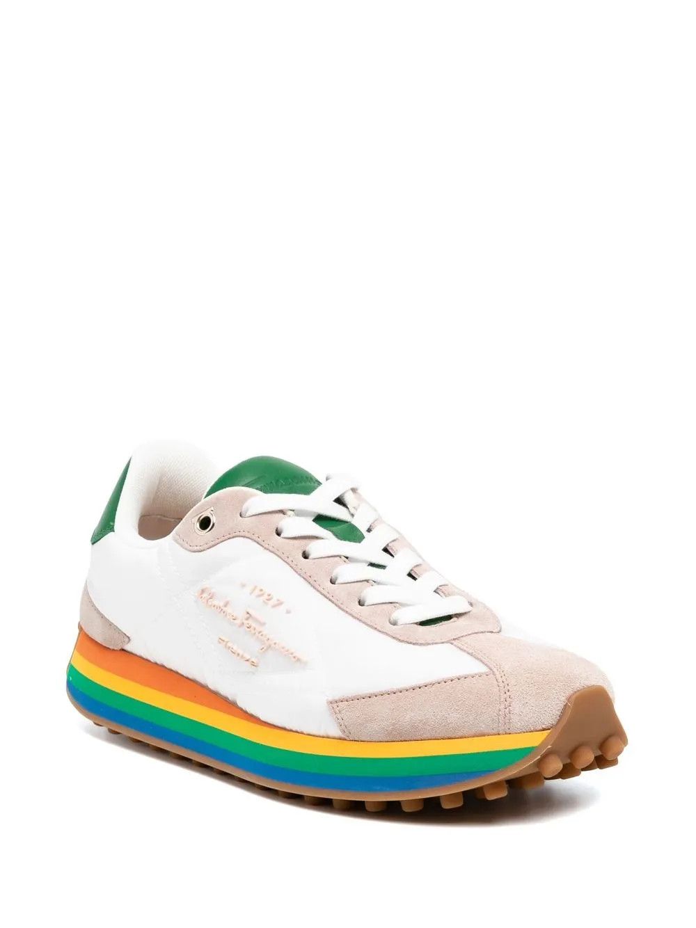 Salvatore Ferragamo o1y0426 Low-Top Sneakers in Multicolor Size US 9.5 / IT 39.5 - 2 Thumbnail