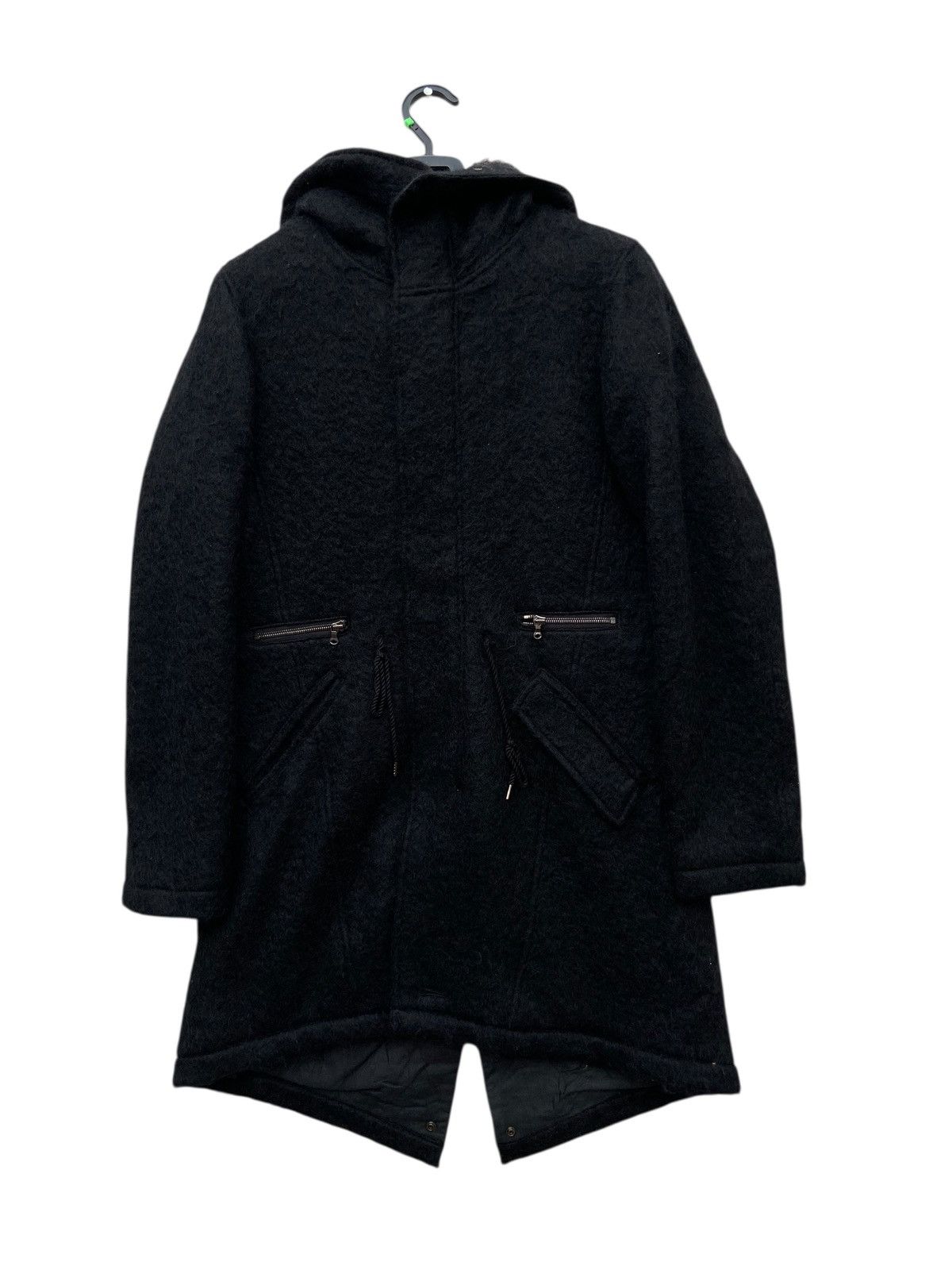 SHAREEF Shareef Fish Tail Mohair Parka Jacket Size US M / EU 48-50 / 2 - 2 Thumbnail