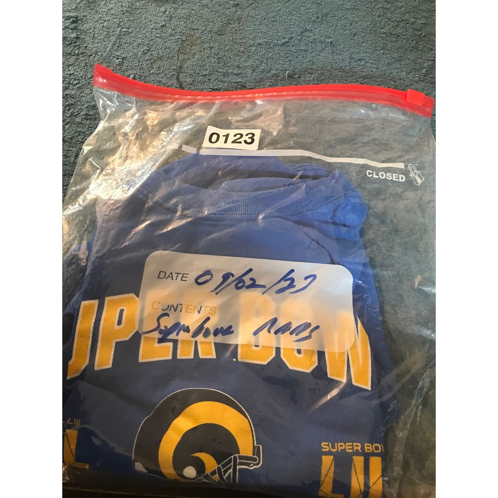 Port Authority NFL Superbowl Rams T-Shirt Men's S Short Sleeve With Graphic Size US S / EU 44-46 / 1 - 10 Thumbnail