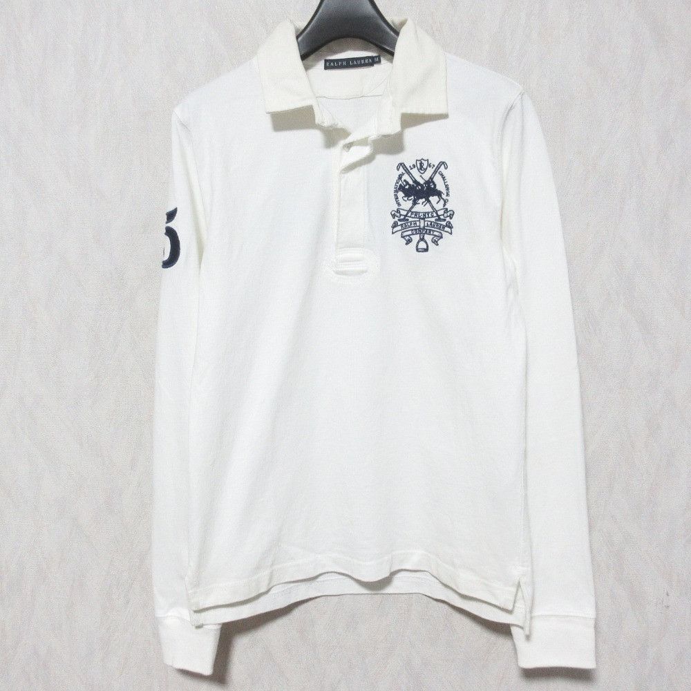 Ralph Lauren Ralph Lauren Embroidered Long Sleeve Rugby Shirt Textile Tops DUTY FREE for USA