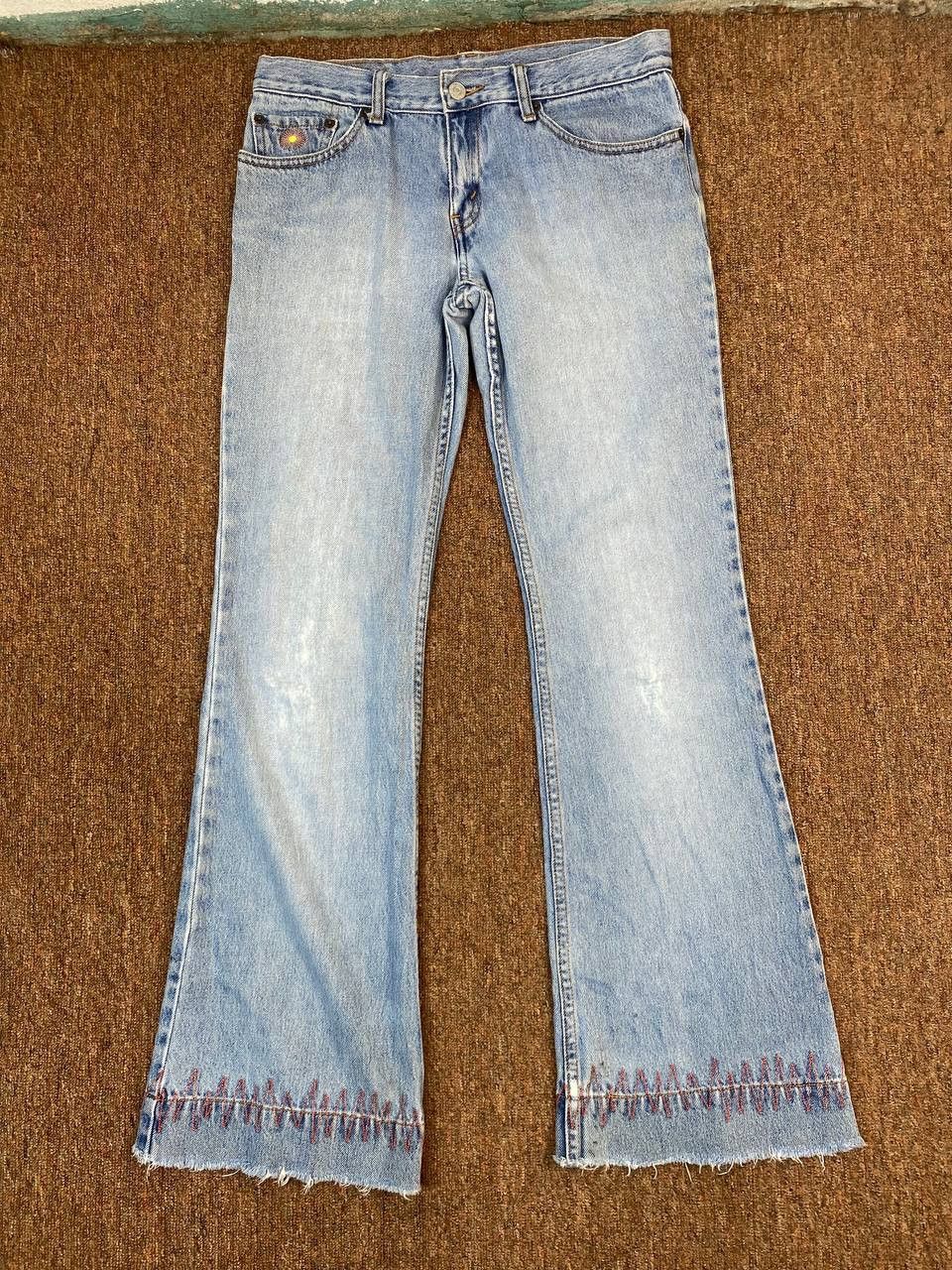 Levi's vintage levis 514 bootcut flare custom denim nice design Size US 32 / EU 48 - 8 Thumbnail