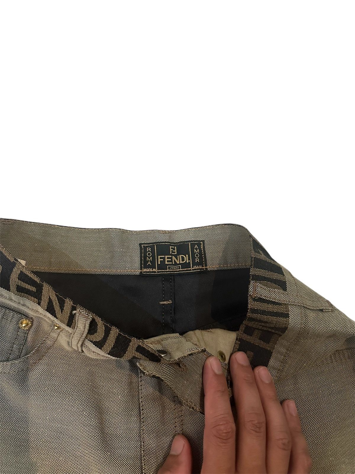 Fendi Fendi pant made in italy Size US 27 - 5 Thumbnail