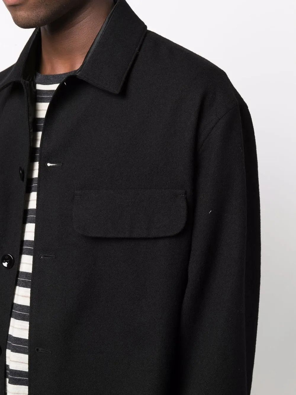 Lemaire Wool Shirt Jacket Size US S / EU 44-46 / 1 - 9 Thumbnail